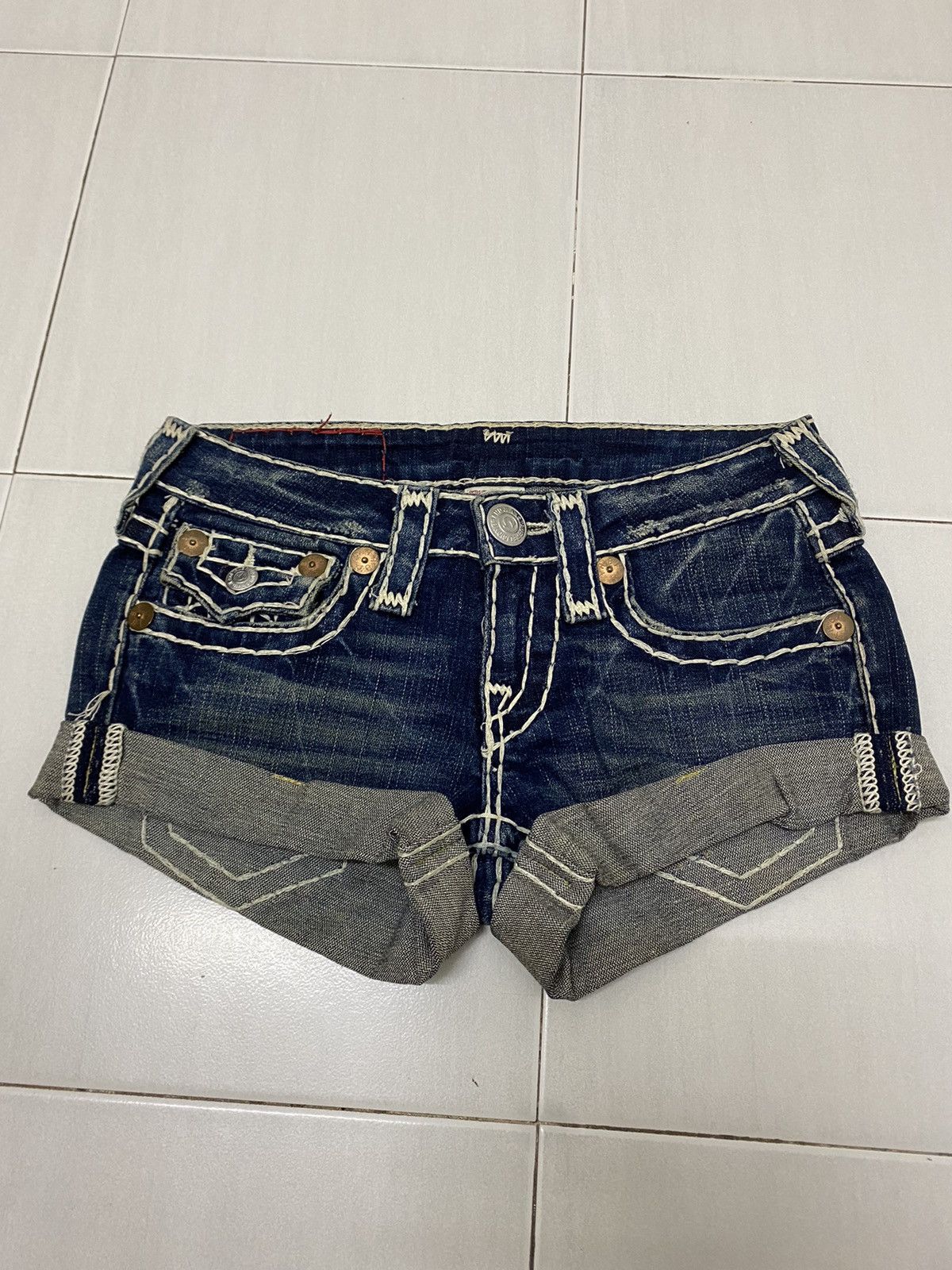 Other TRUE RELIGION DENIM SHORTPANTS MADE IN USA Size 25" / US 0 / IT 36 - 1 Thumbnail