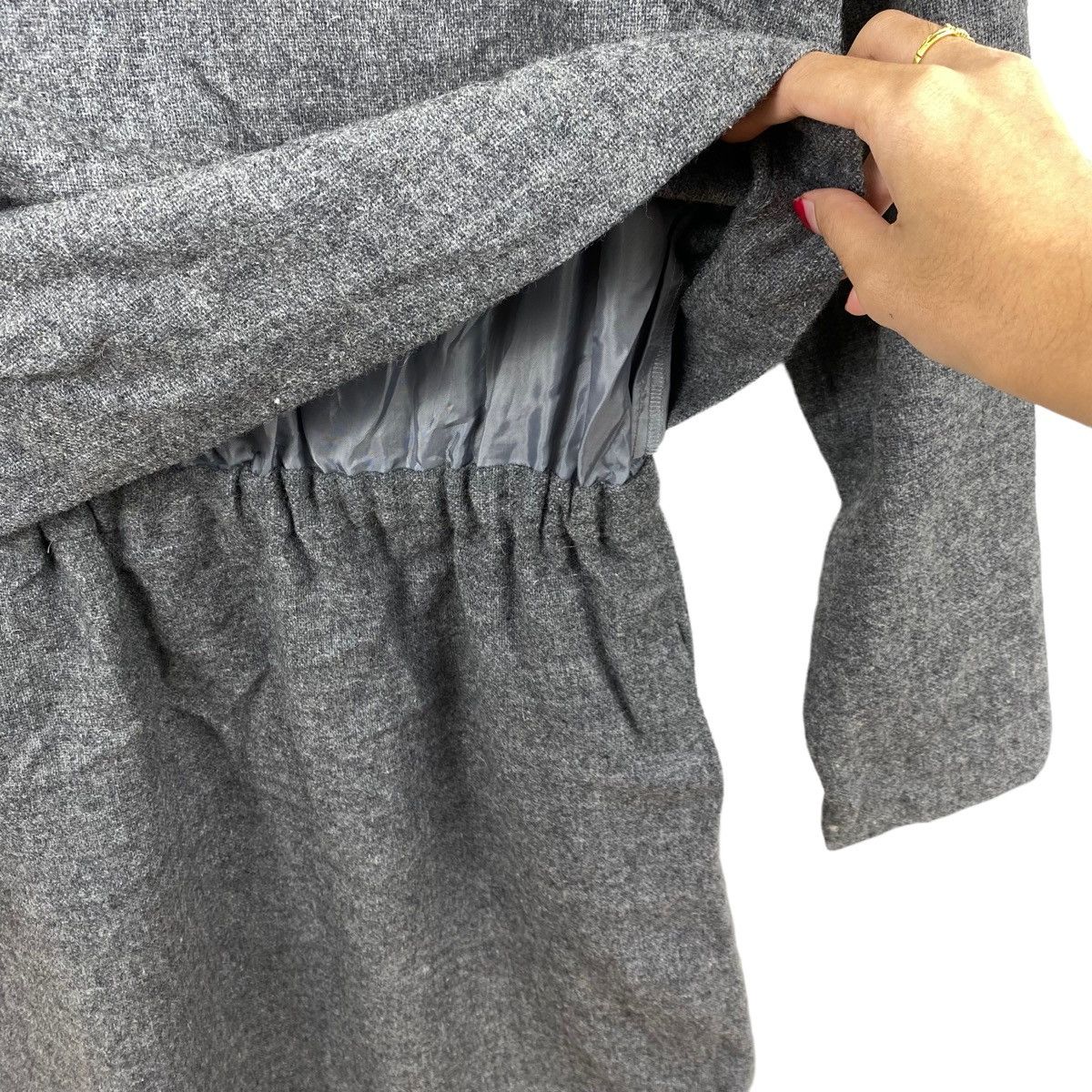 Vintage Vintage BEAMS LIGHTS Japanese Brand Plain Grey One Set Dress Size S / US 4 / IT 40 - 3 Thumbnail