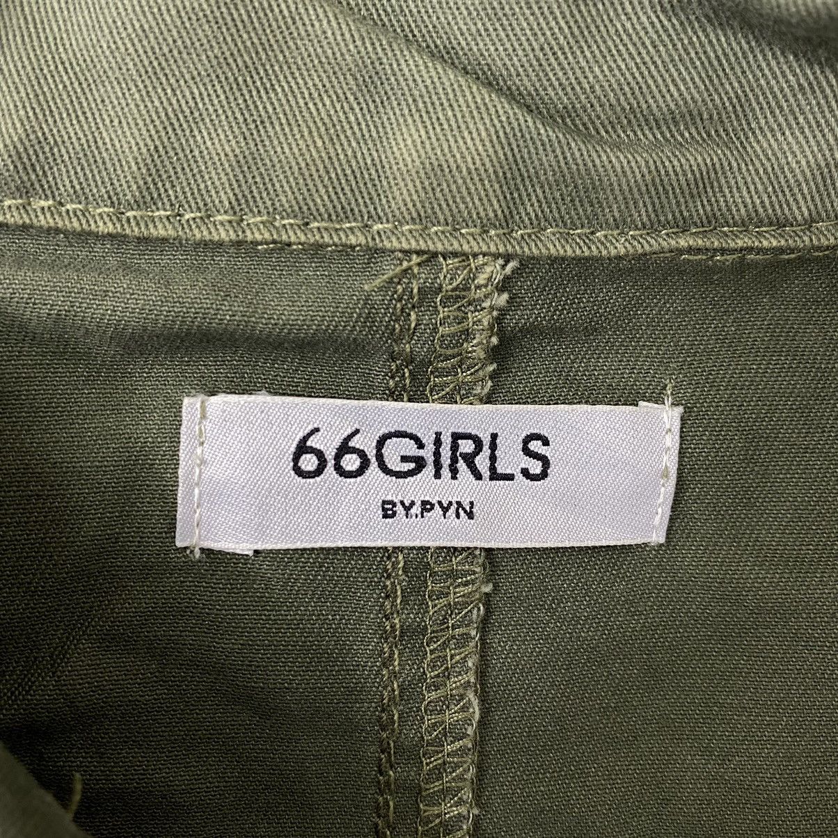Vintage Vintage 66GIRLS By PYN Patchwork Design Green Jeans Jacket Size M / US 6-8 / IT 42-44 - 4 Thumbnail