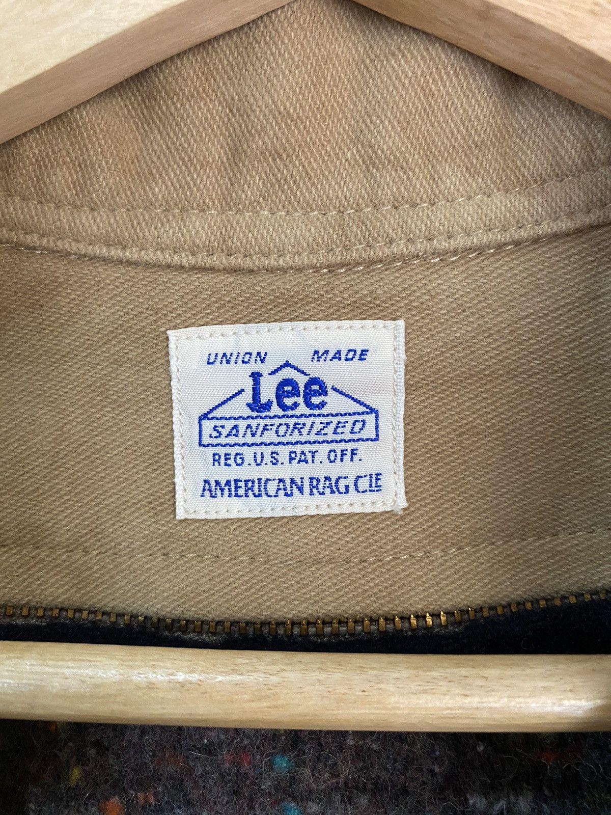 Lee × Vintage 🔥LEE 80s SANFORIZED UNION MADE AMERICAN RAG CIE JACKET Size US S / EU 44-46 / 1 - 6 Thumbnail
