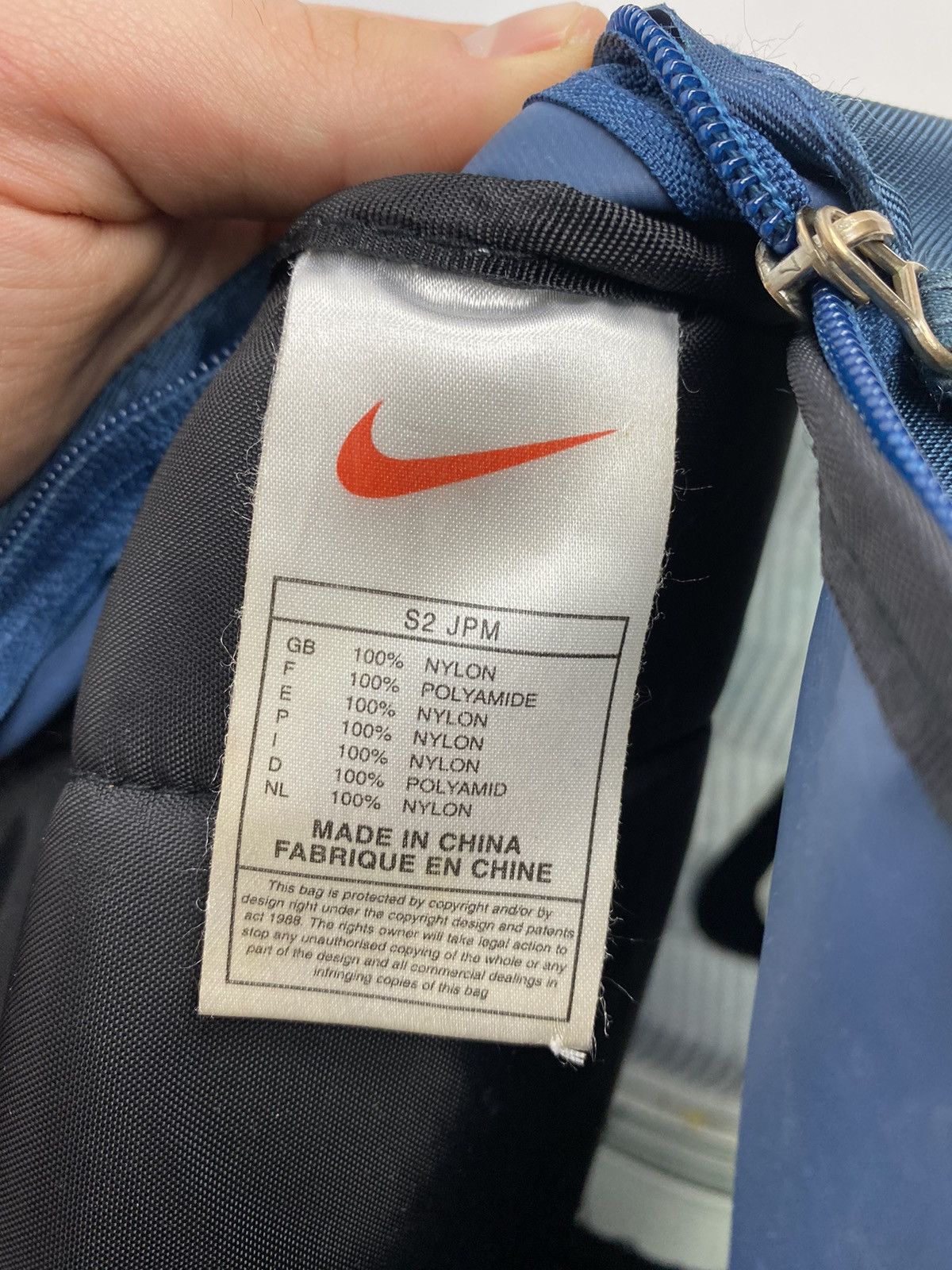 Nike Vintage Rare 90s Nike Nylon Backpack Mini swoosh Y2K Size ONE SIZE - 3 Thumbnail