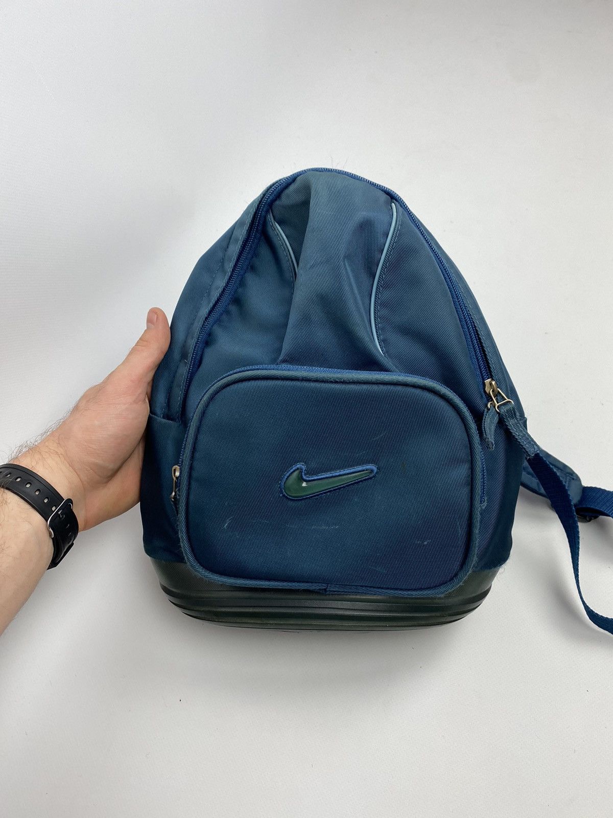 Nike Vintage Rare 90s Nike Nylon Backpack Mini swoosh Y2K Size ONE SIZE - 6 Thumbnail