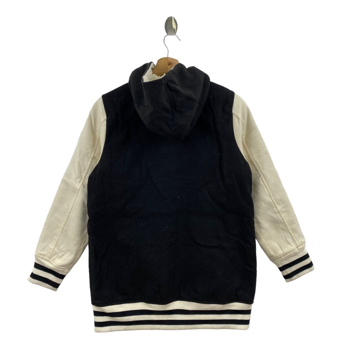 Vintage Vintage E HYPHENWORLD GALLERY Snap Button Varsity Hoodie Size US S / EU 44-46 / 1 - 9 Thumbnail
