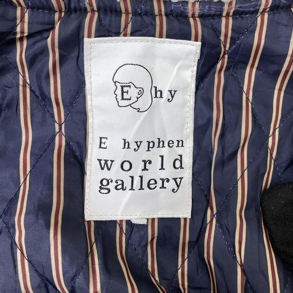 Vintage Vintage E HYPHENWORLD GALLERY Snap Button Varsity Hoodie Size US S / EU 44-46 / 1 - 4 Thumbnail