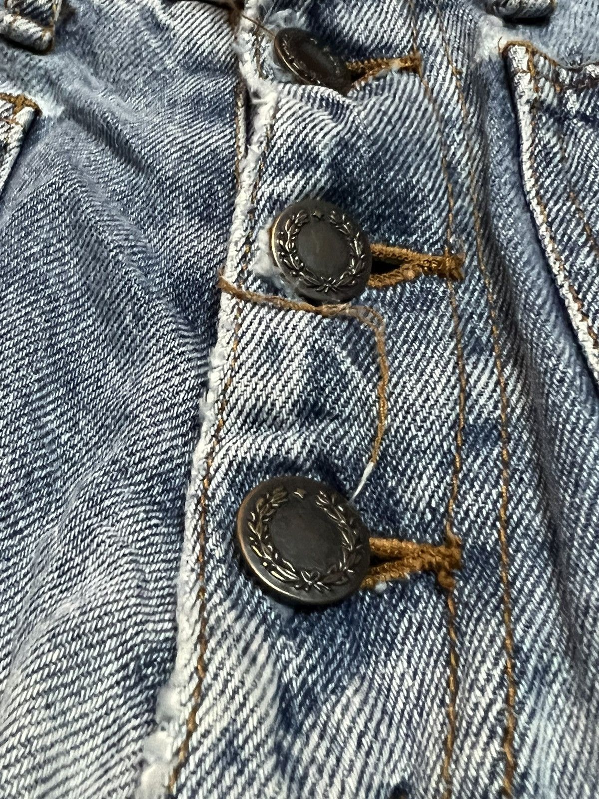 Vintage Denim vintage bell bottoms distressed blue Size US 29 - 4 Thumbnail