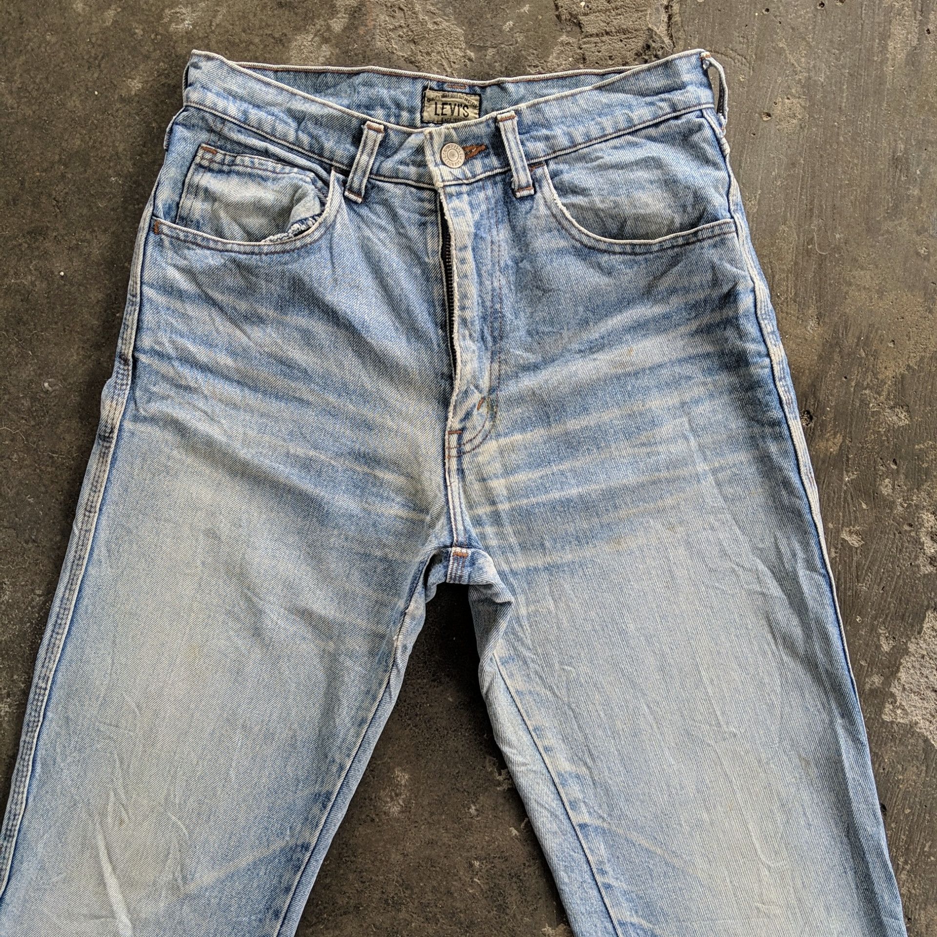 Levi's W28 🔥Vintage Levi's Lightwash Faded Denim Jeans Sick Pants Size US 28 / EU 44 - 2 Thumbnail