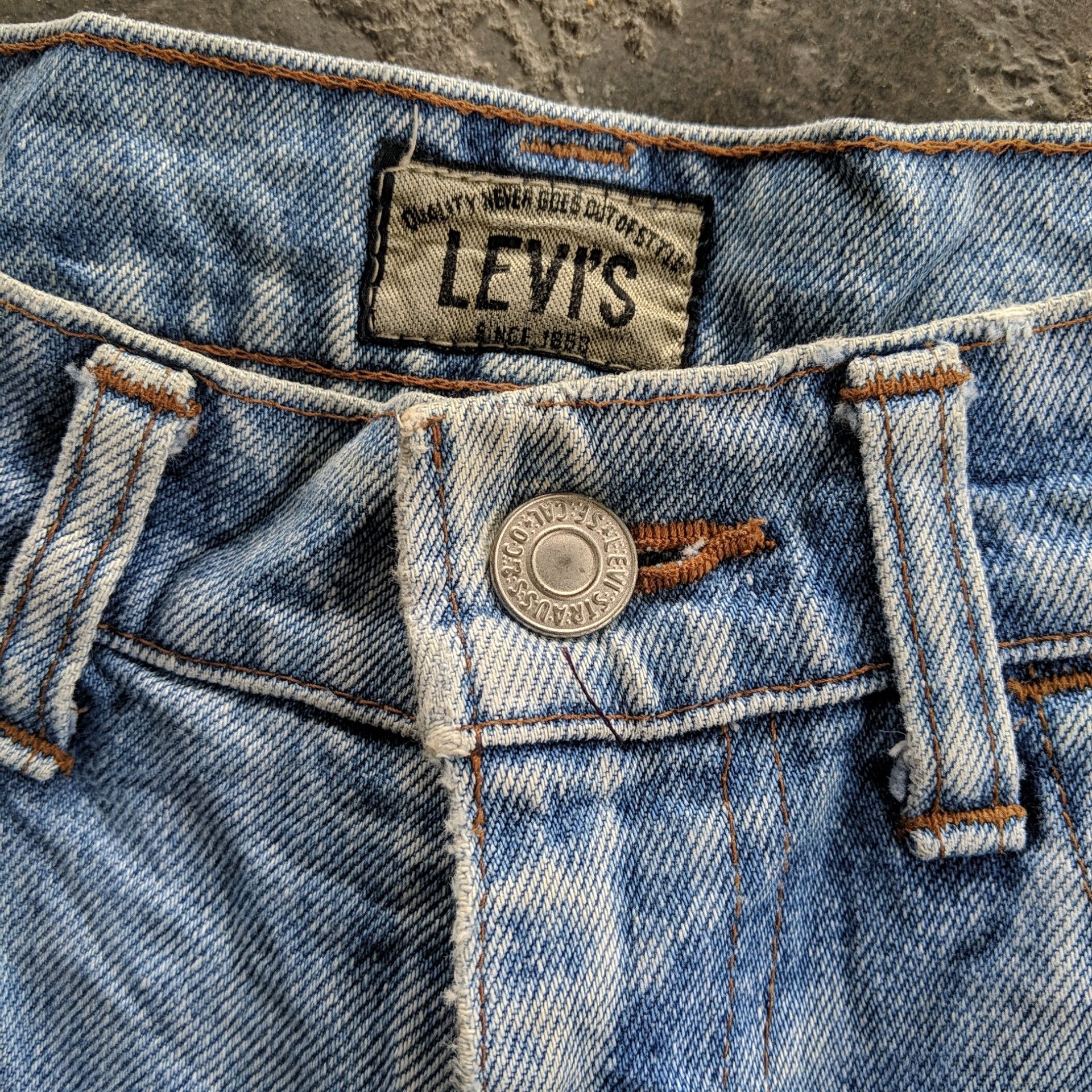 Levi's W28 🔥Vintage Levi's Lightwash Faded Denim Jeans Sick Pants Size US 28 / EU 44 - 9 Thumbnail