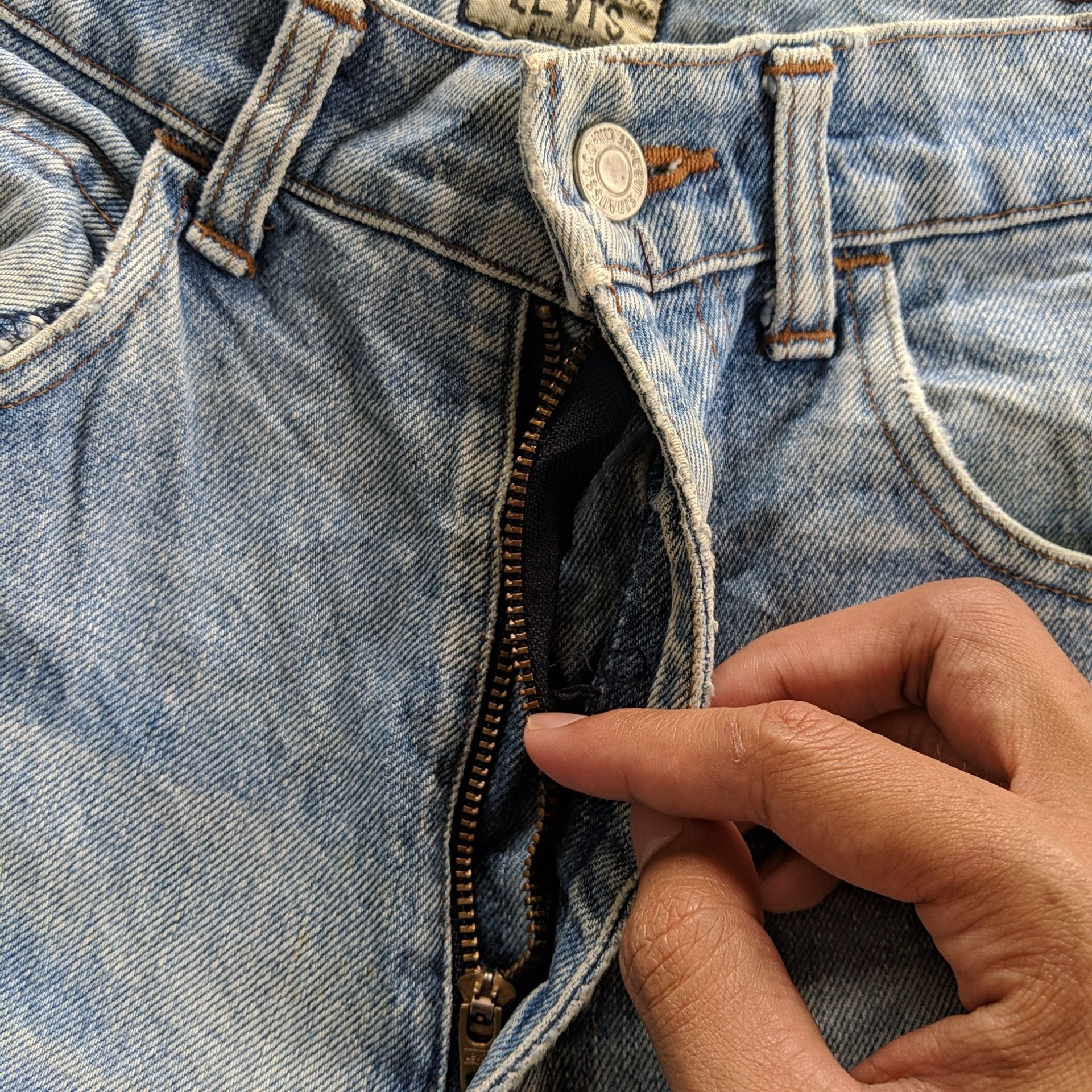 Levi's W28 🔥Vintage Levi's Lightwash Faded Denim Jeans Sick Pants Size US 28 / EU 44 - 7 Thumbnail