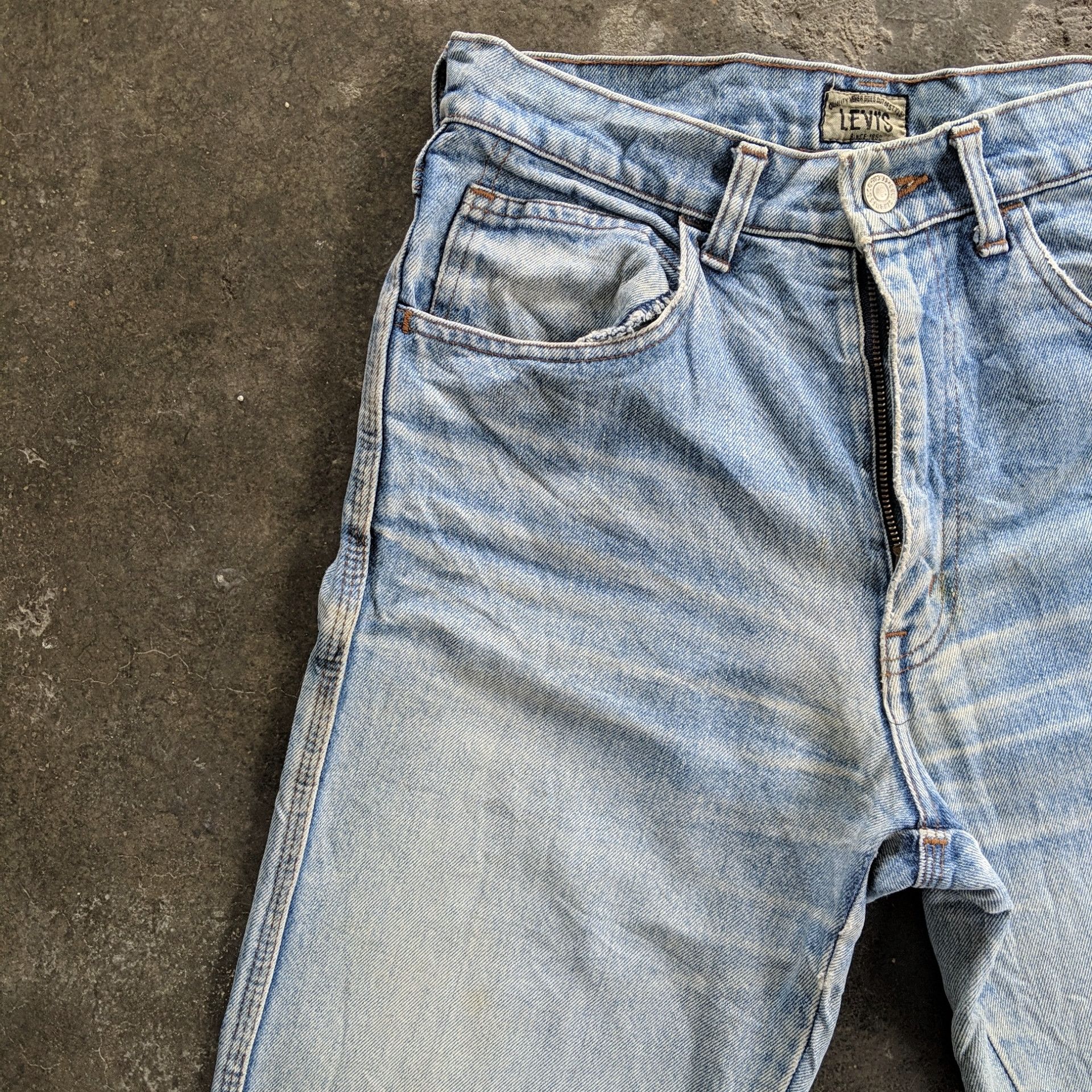 Levi's W28 🔥Vintage Levi's Lightwash Faded Denim Jeans Sick Pants Size US 28 / EU 44 - 3 Thumbnail