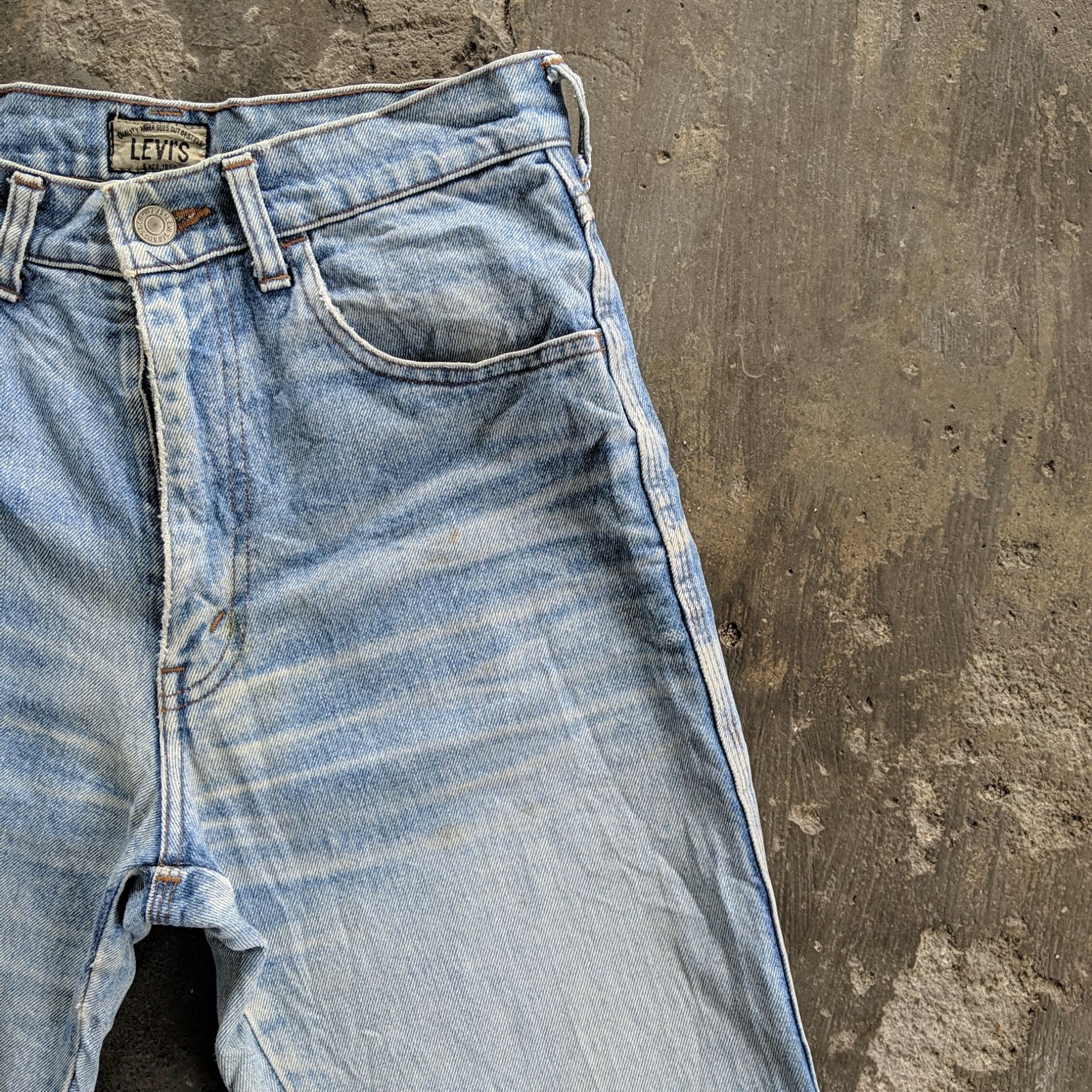 Levi's W28 🔥Vintage Levi's Lightwash Faded Denim Jeans Sick Pants Size US 28 / EU 44 - 4 Thumbnail