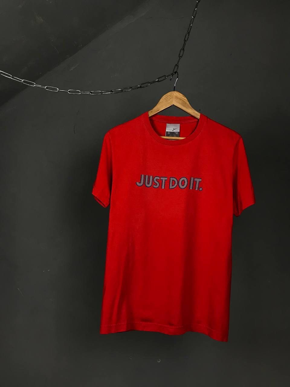 Nike Nike Just do it Swoosh streetwear vintage center logo tee Size US M / EU 48-50 / 2 - 1 Thumbnail