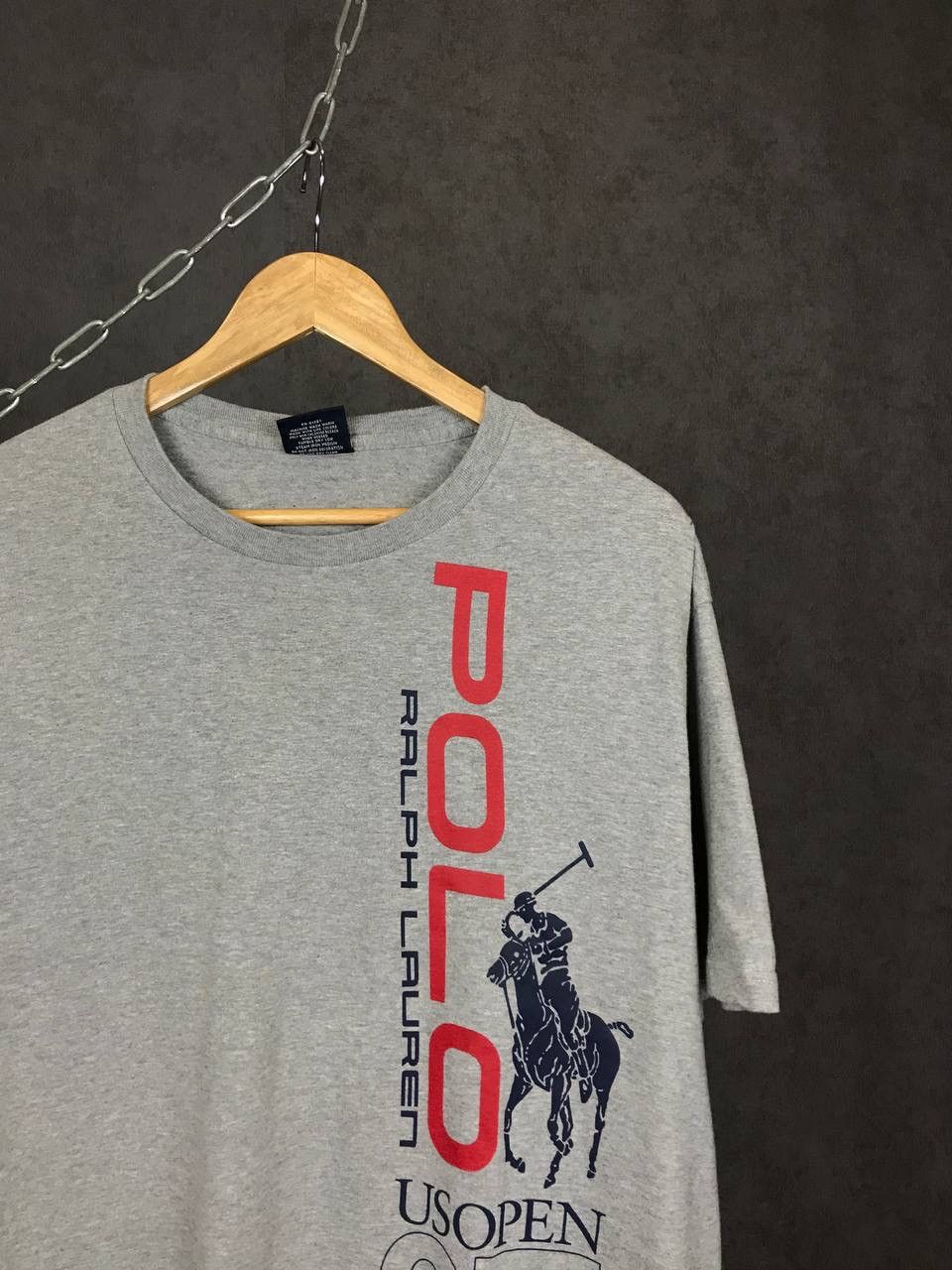 Polo Ralph Lauren × Vintage Polo Ralph Lauren vintage luxury big logo tee Size US L / EU 52-54 / 3 - 2 Thumbnail