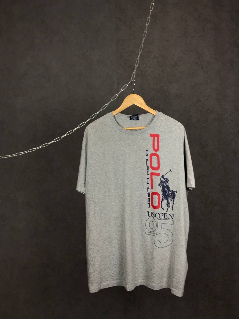 Polo Ralph Lauren × Vintage Polo Ralph Lauren vintage luxury big logo tee Size US L / EU 52-54 / 3 - 1 Thumbnail
