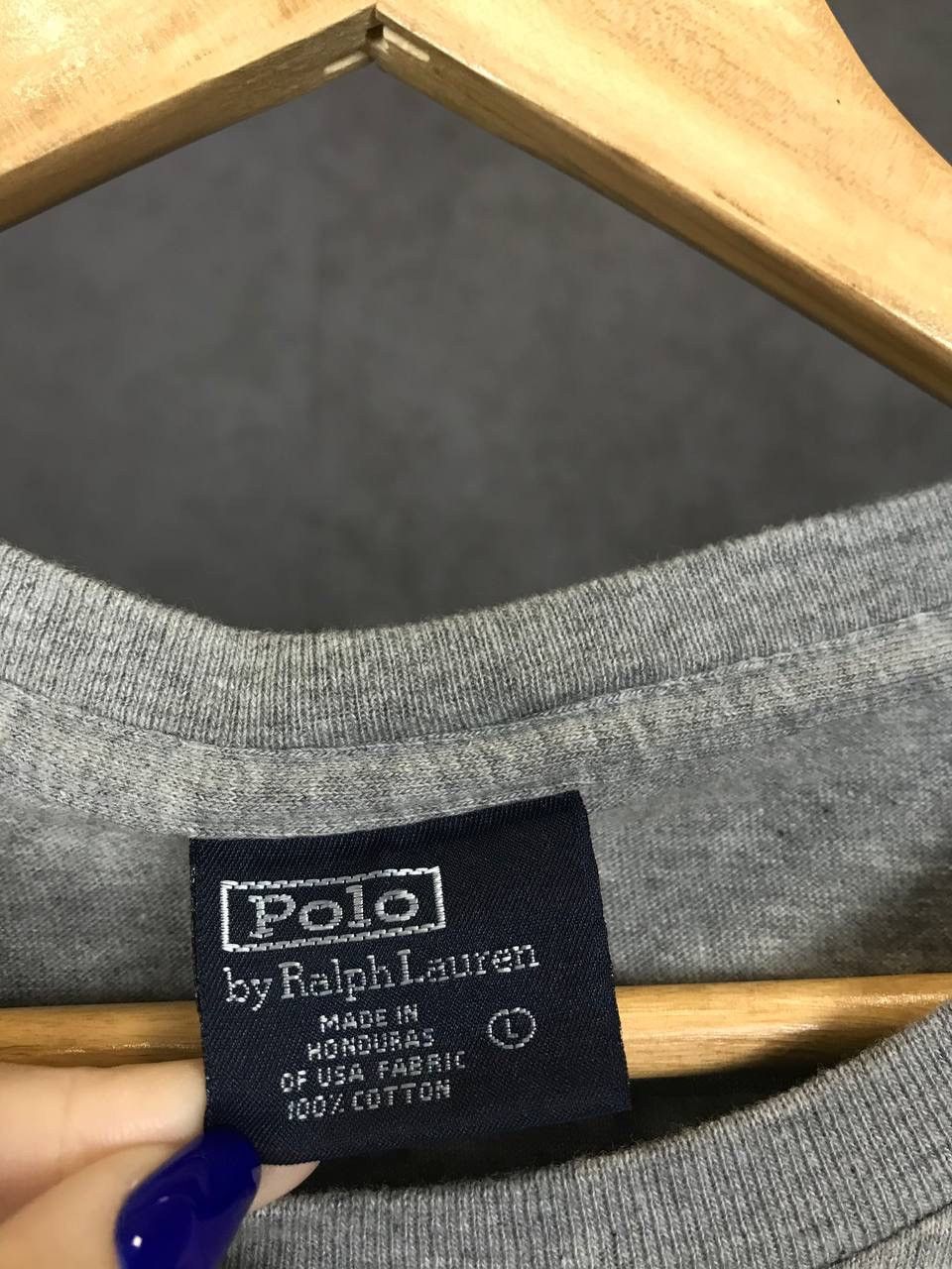 Polo Ralph Lauren × Vintage Polo Ralph Lauren vintage luxury big logo tee Size US L / EU 52-54 / 3 - 3 Thumbnail