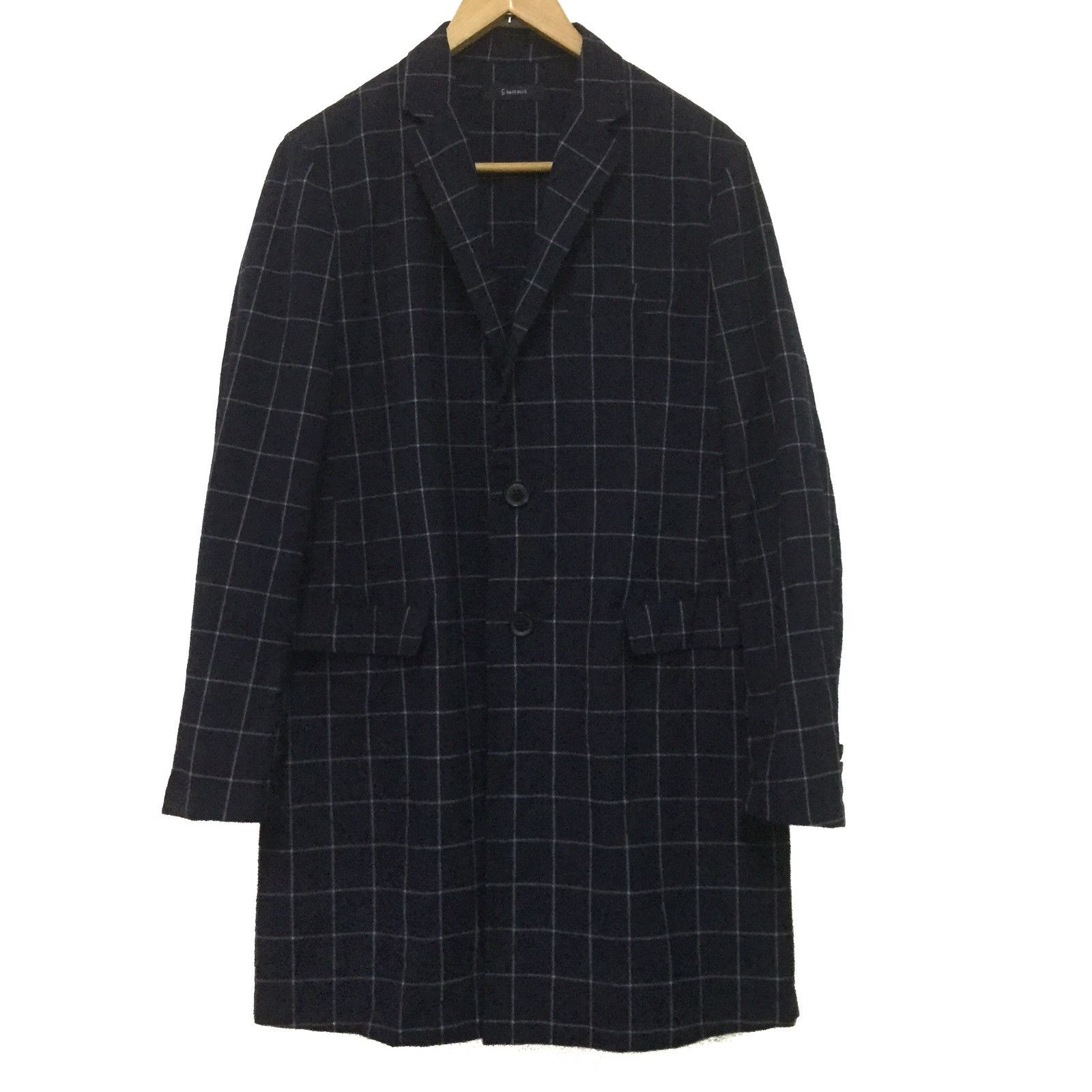 Japanese Brand long Coat suitable for use in autumn (darkblue Colour)😍😍😍 Size US L / EU 52-54 / 3 - 2 Thumbnail