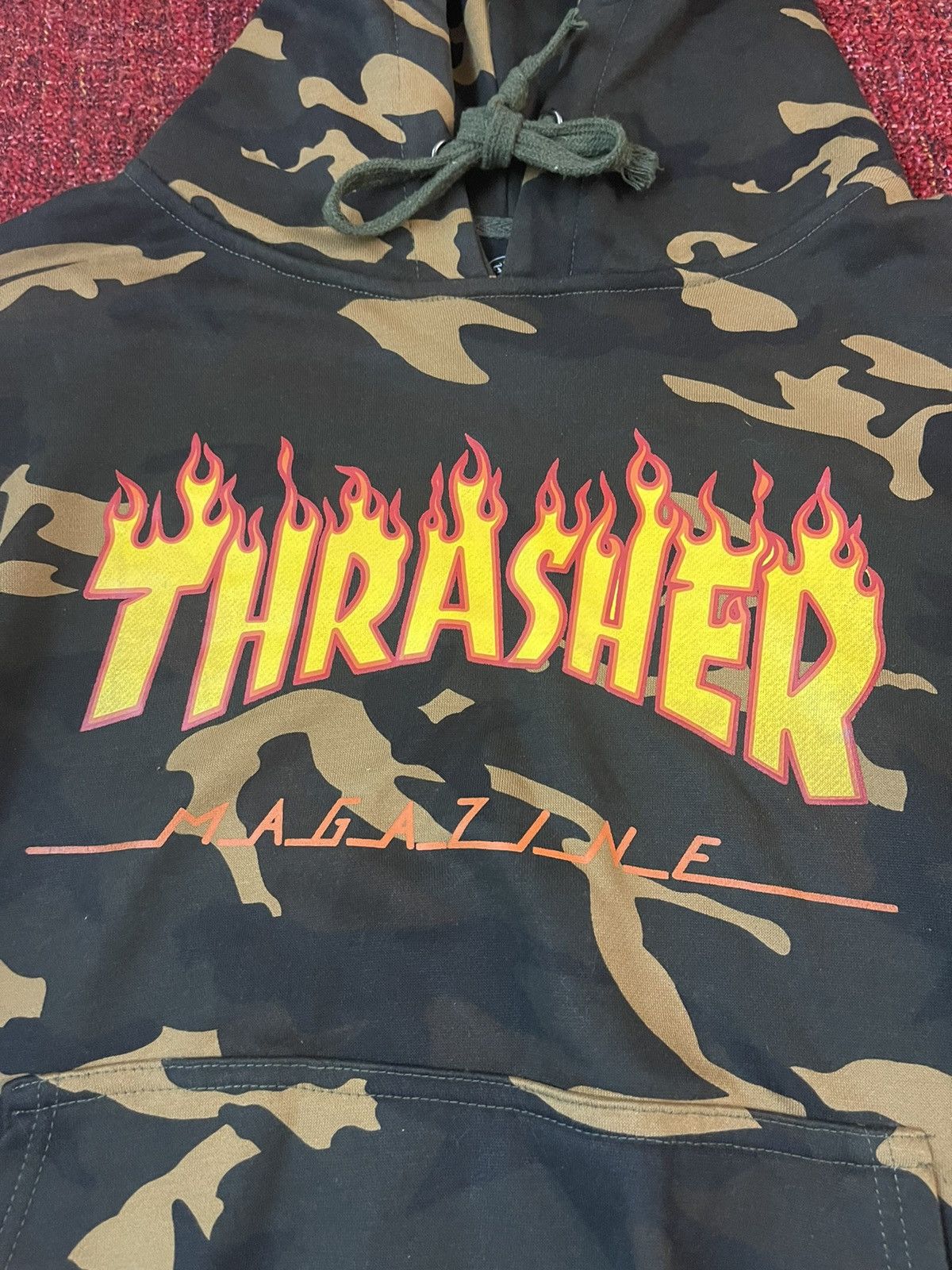 Thrasher × Vintage Thrasher magazine vintage Y2K skateboarding camo hoodie Size US M / EU 48-50 / 2 - 2 Thumbnail