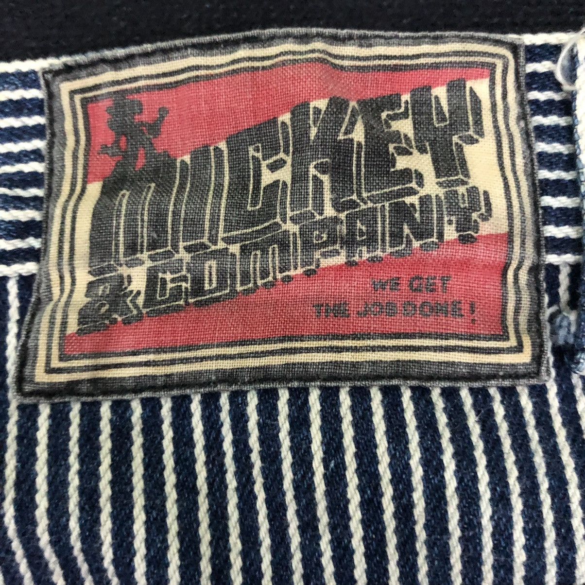 Japanese Brand Rare vintage 90s mickey & co stripe workwear denim Size US 28 / EU 44 - 9 Thumbnail