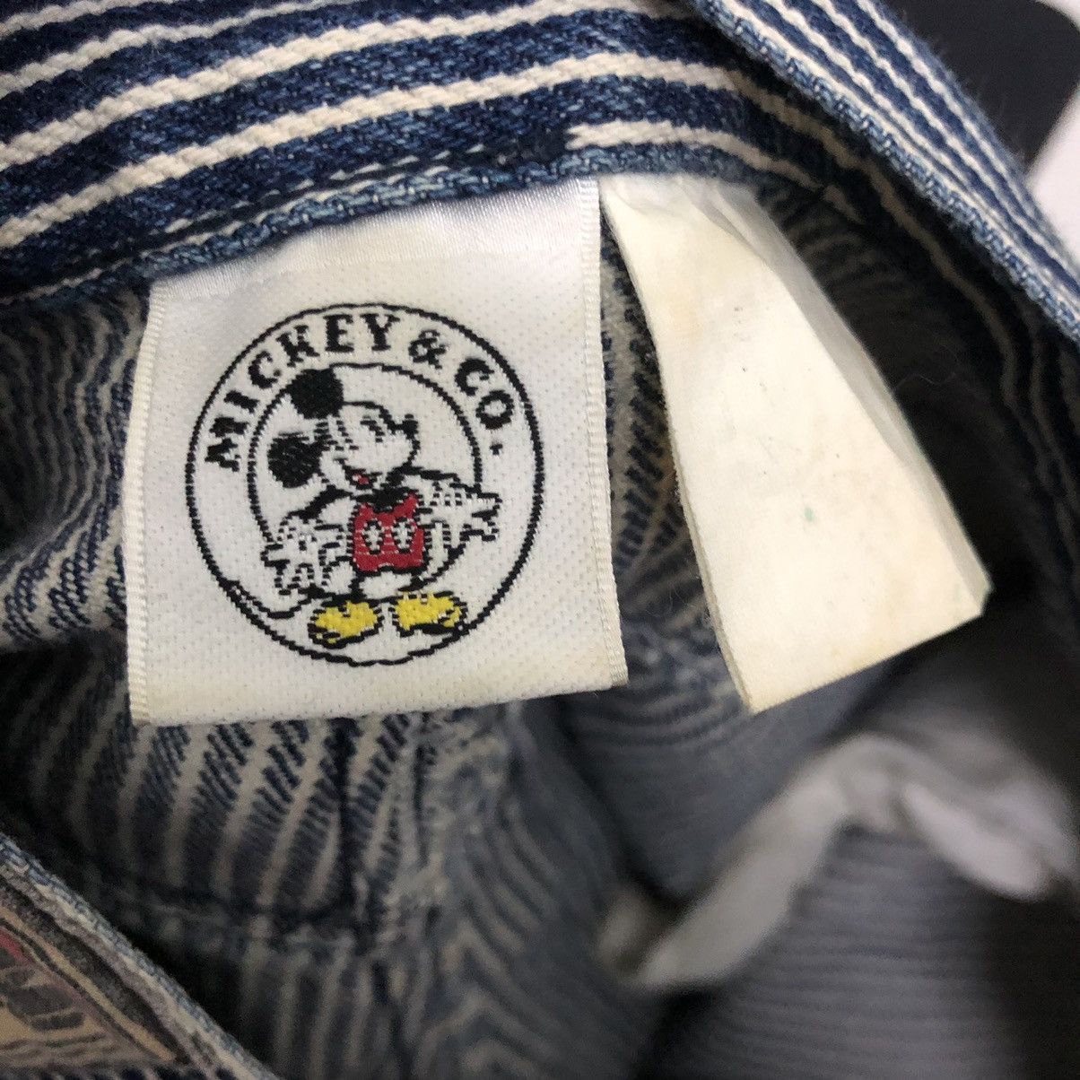 Japanese Brand Rare vintage 90s mickey & co stripe workwear denim Size US 28 / EU 44 - 13 Thumbnail