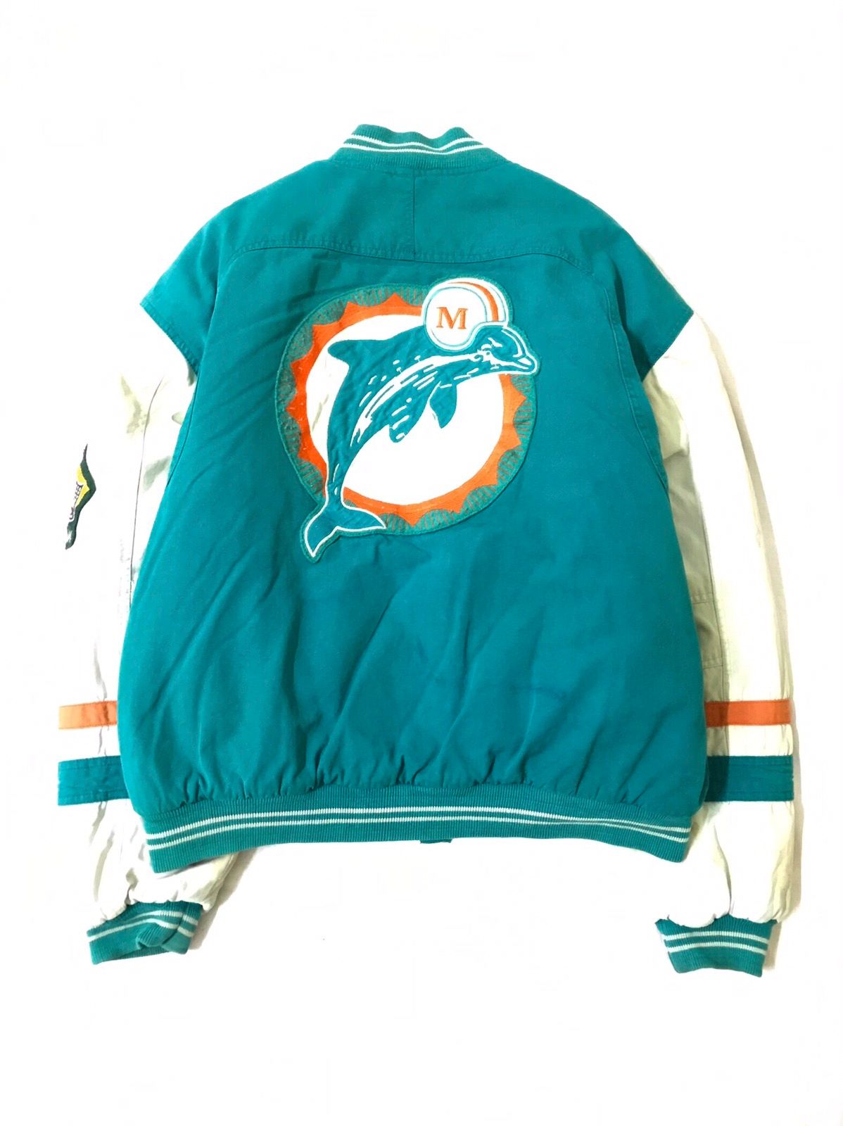 Vintage 90s MIAMI DOLPHIN NFL Team Jacket Size US M / EU 48-50 / 2 - 8 Thumbnail