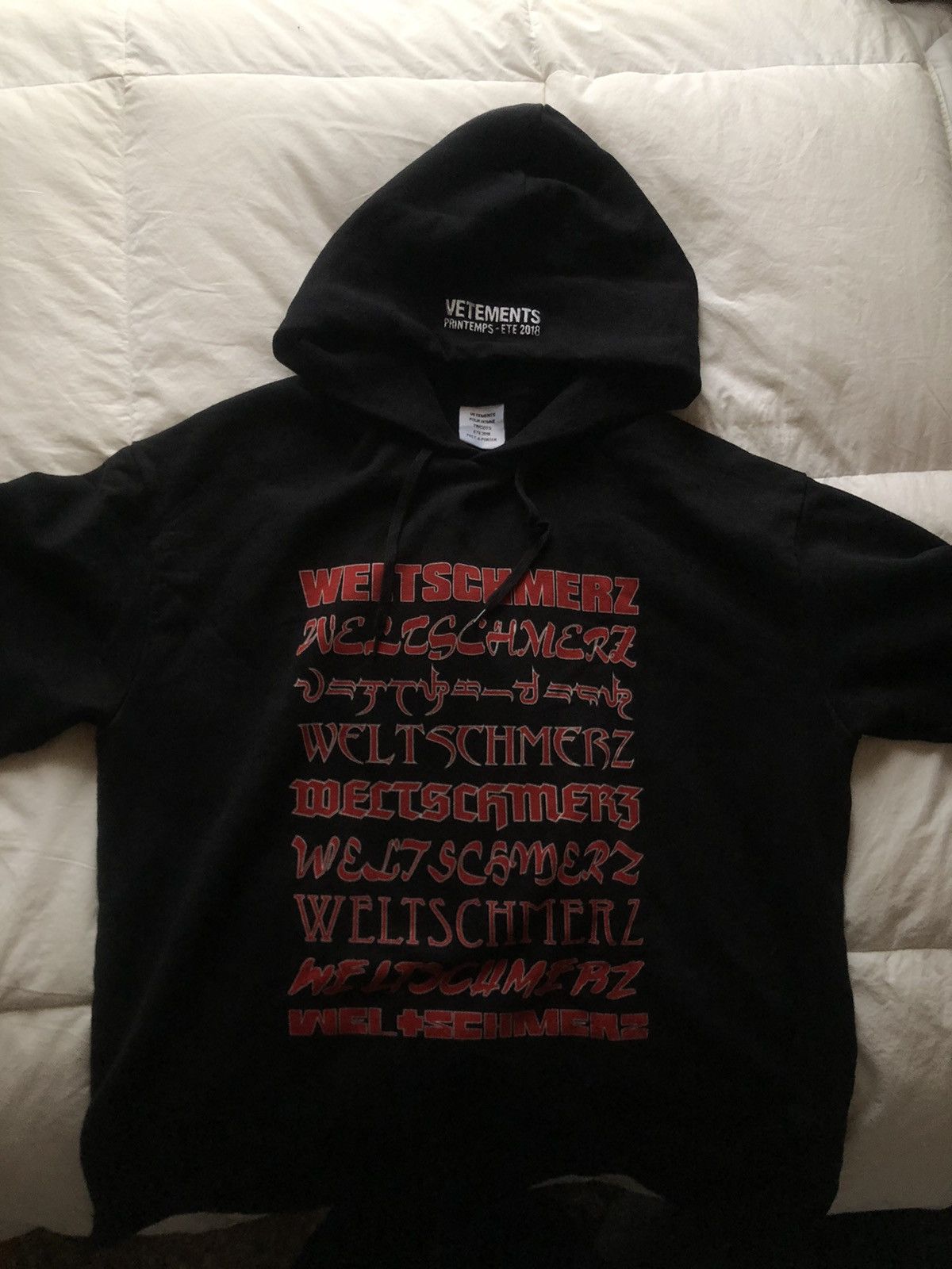 Vetements Vetements Weltschmerz Hoodie Size US S / EU 44-46 / 1 - 7 Thumbnail