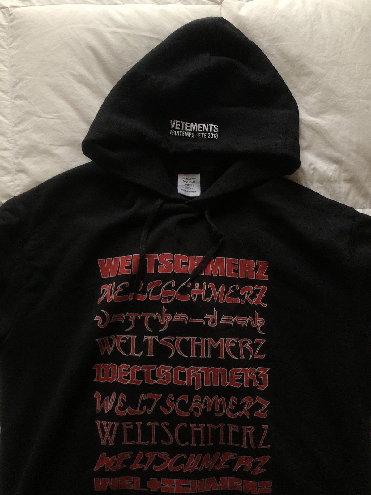 Vetements Vetements Weltschmerz Hoodie Size US S / EU 44-46 / 1 - 5 Thumbnail