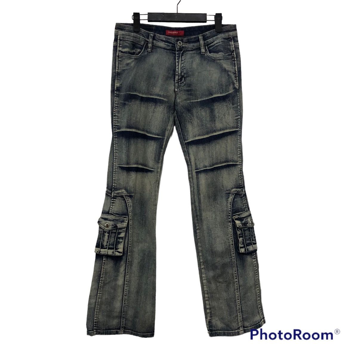 Japanese Brand Rare design cargo pant bootcut Size US 31 - 1 Thumbnail