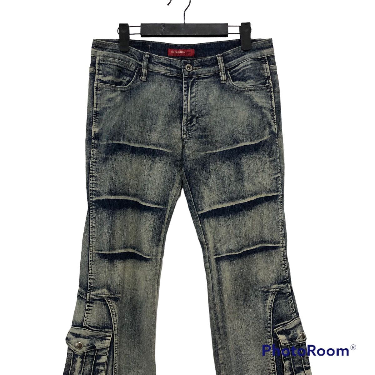 Japanese Brand Rare design cargo pant bootcut Size US 31 - 2 Thumbnail