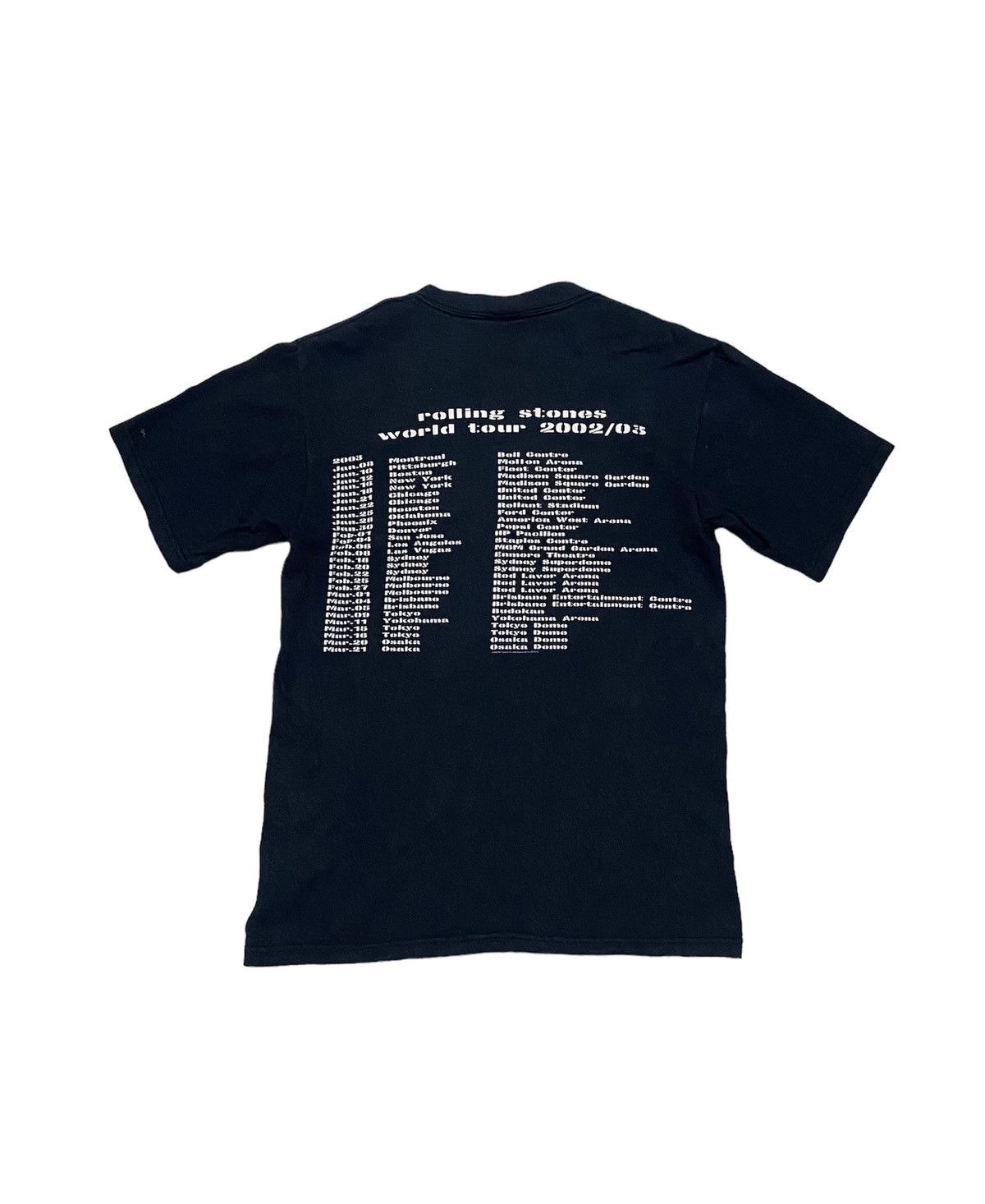 Band Tees Vintage Y2K Rolling stone World Tour 2002/2003 Promo Shirt Size US S / EU 44-46 / 1 - 2 Thumbnail