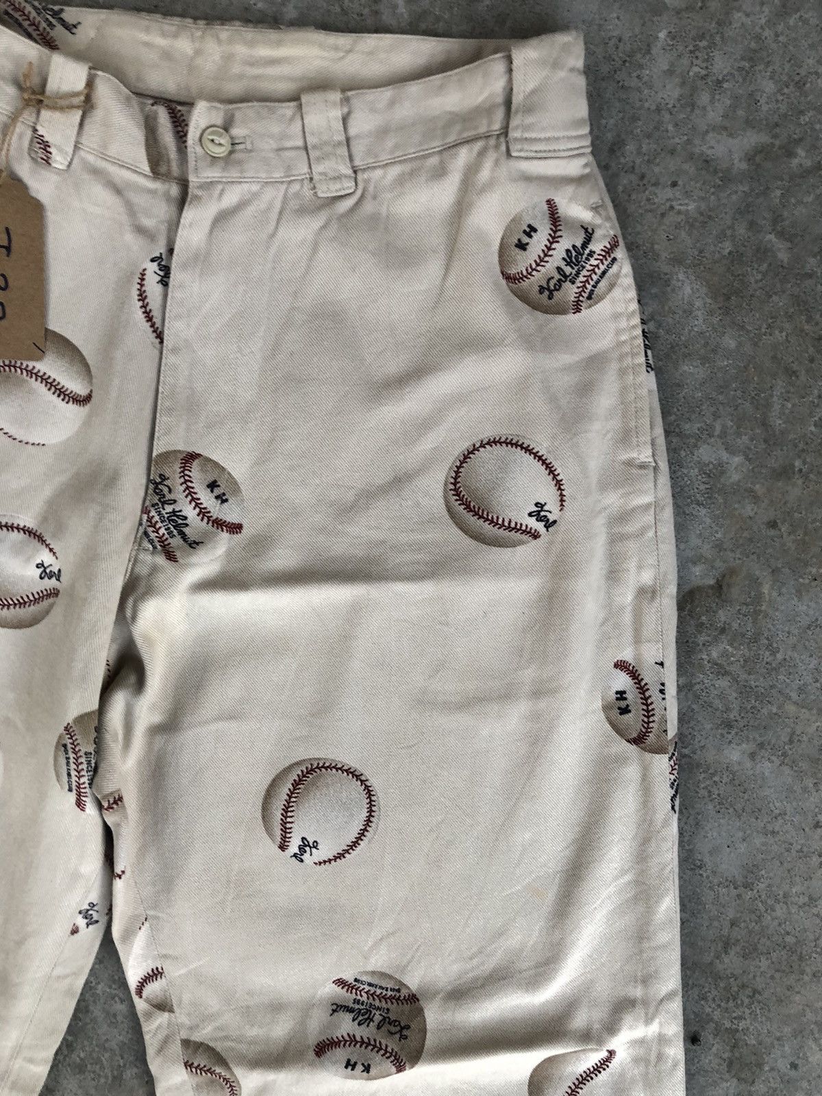 Karl Helmut Karl Helmut Baggy Pants Full Print Jeans Baseball Wide Pant Size US 30 / EU 46 - 8 Thumbnail