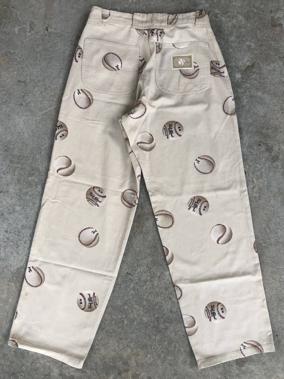 Karl Helmut Karl Helmut Baggy Pants Full Print Jeans Baseball Wide Pant Size US 30 / EU 46 - 2 Thumbnail