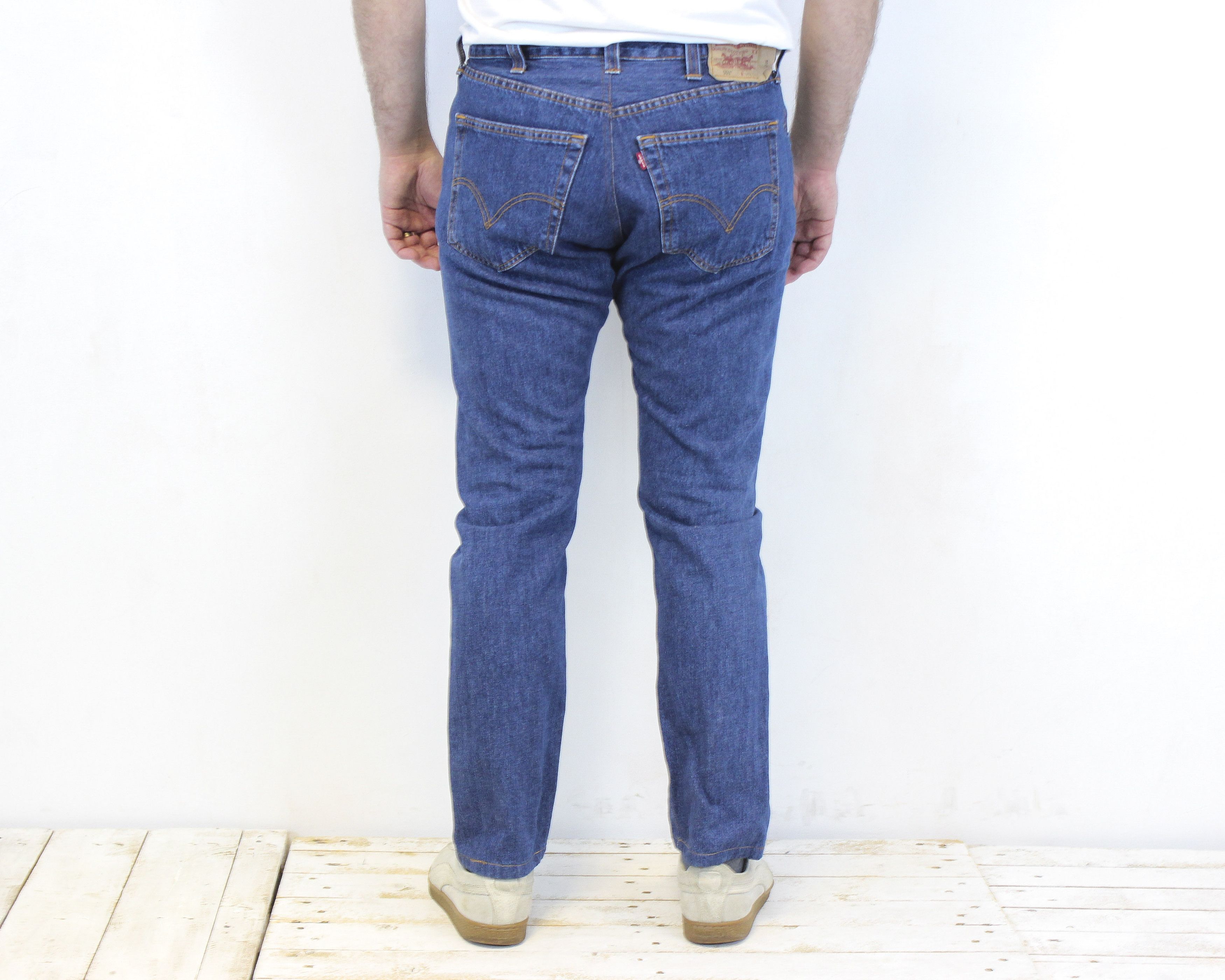Levi's 501 Mens W34 L34 Regular Straight Jeans Denim Pants Trousers Size US 34 / EU 50 - 5 Thumbnail