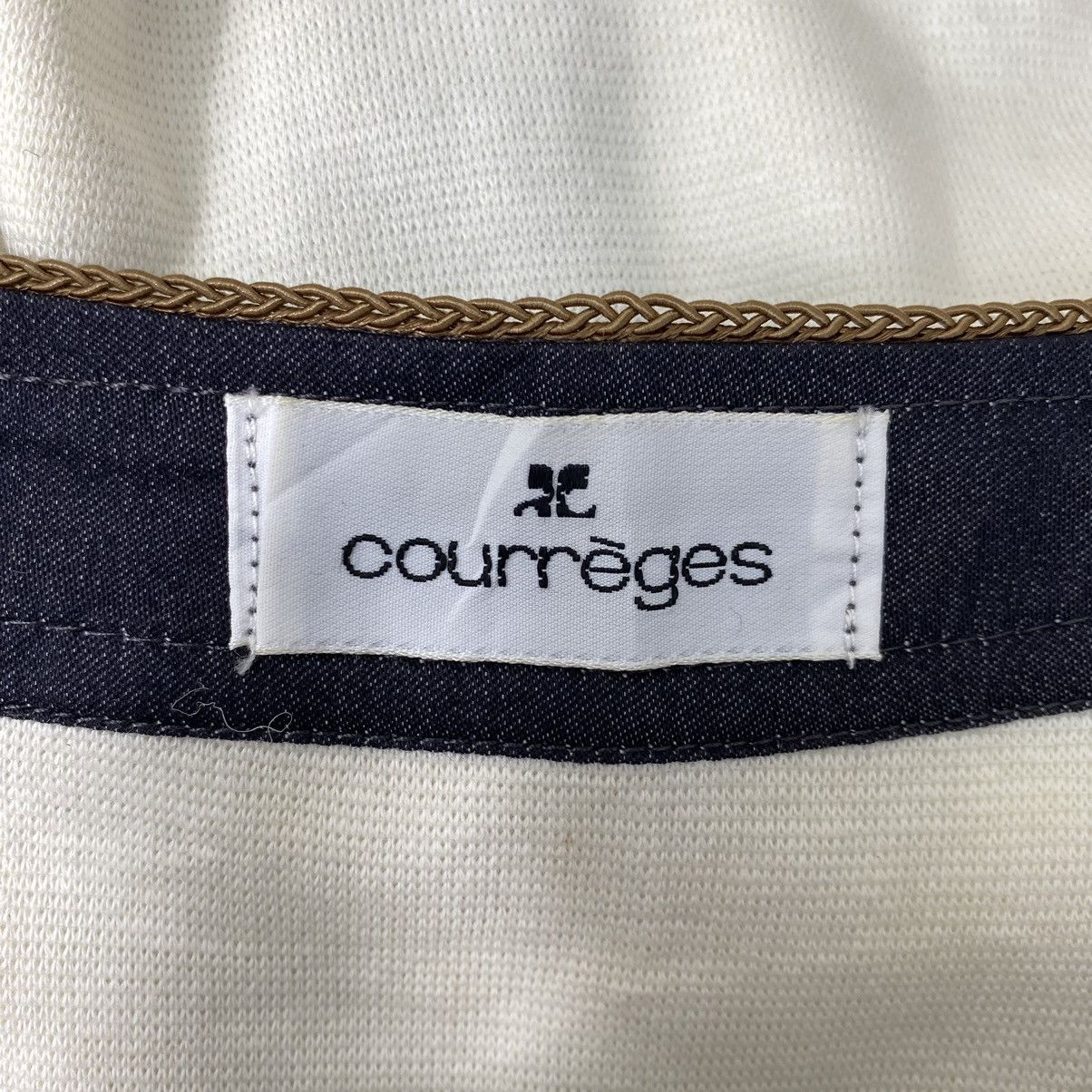 Courreges Vintage COURREGES French Brand Button Up White Coat Jacket Size S / US 4 / IT 40 - 7 Thumbnail