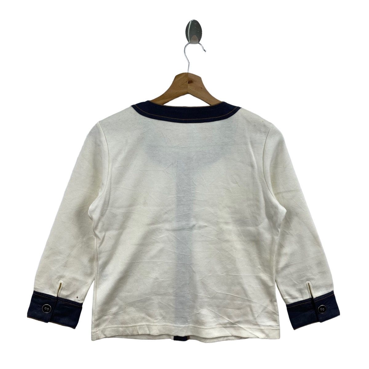 Courreges Vintage COURREGES French Brand Button Up White Coat Jacket Size S / US 4 / IT 40 - 10 Thumbnail