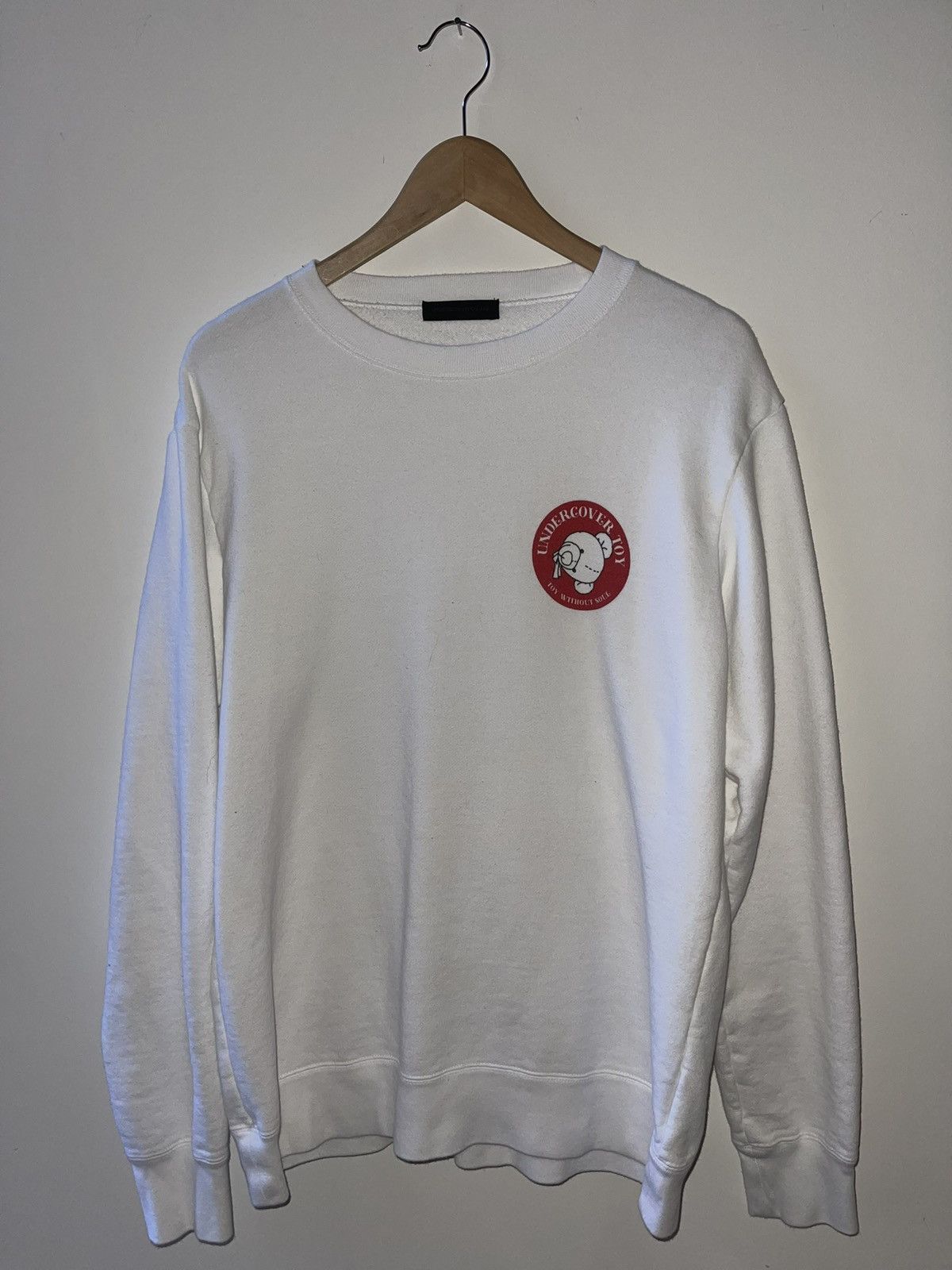 Image of Undercover Bear Sweater in White, Men's (Size XL)