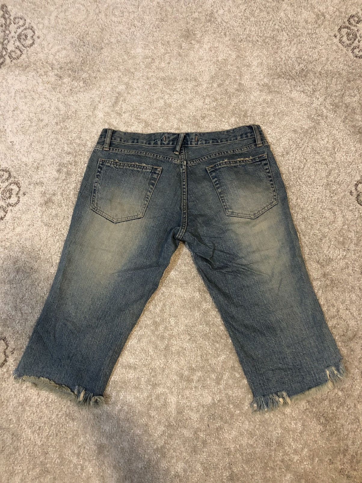 Japanese Brand × PPFM PPFM DISTRESSED SHORT DENIM Size US 32 / EU 48 - 7 Thumbnail
