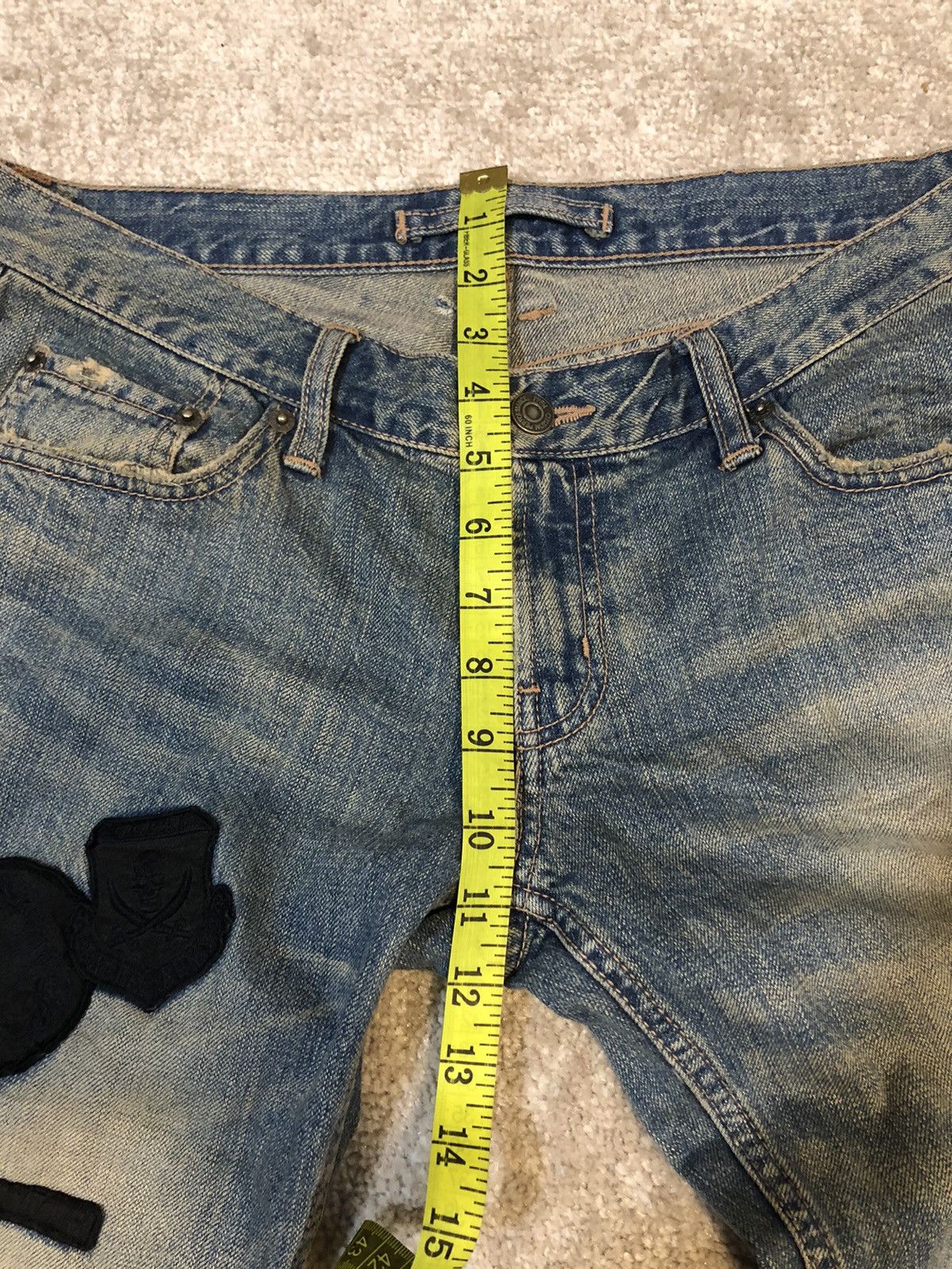 Japanese Brand × PPFM PPFM DISTRESSED SHORT DENIM Size US 32 / EU 48 - 9 Thumbnail