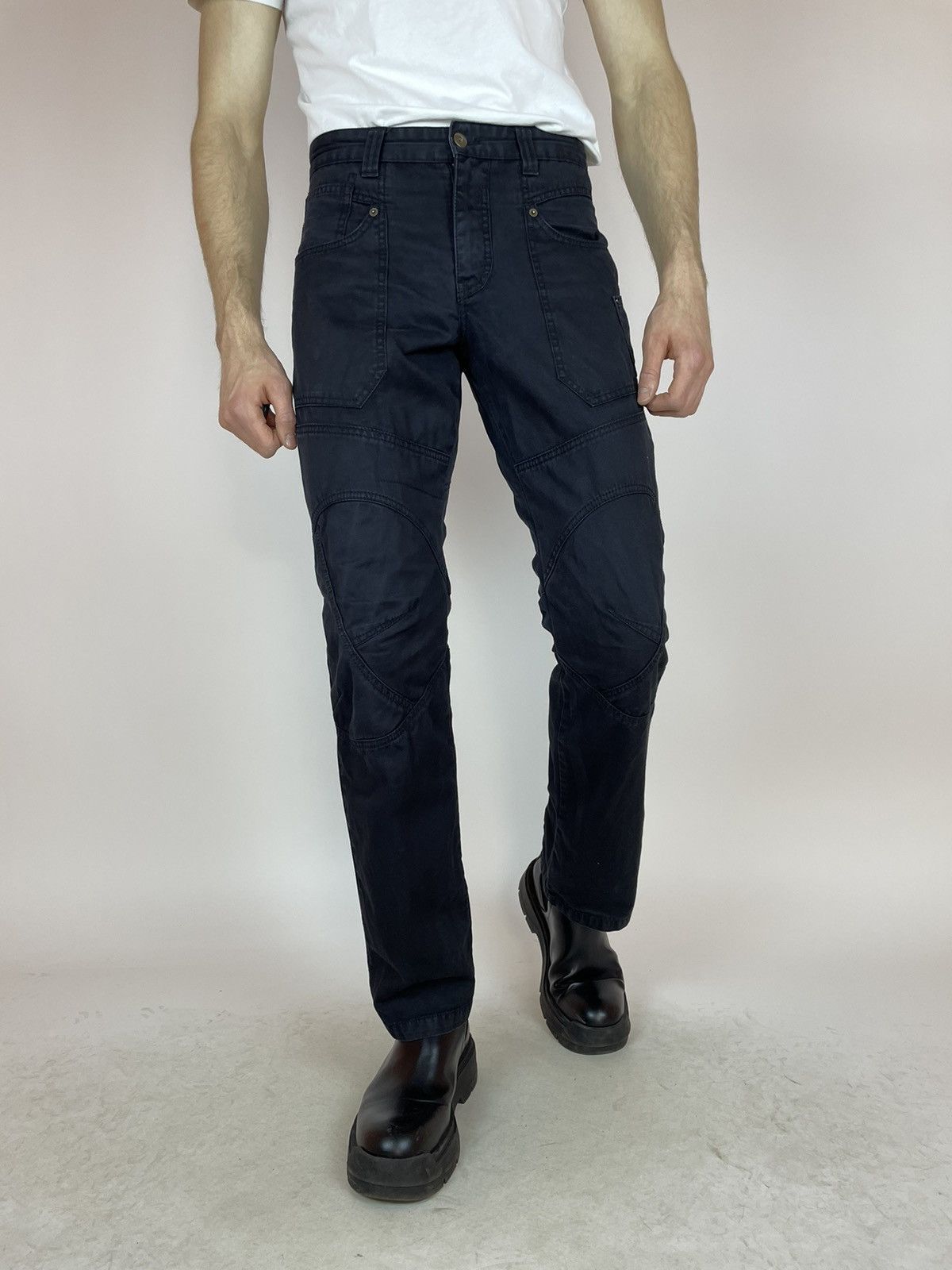 Other David Mayer Biker black Pants Mens size 31 Size US 31 - 2 Thumbnail