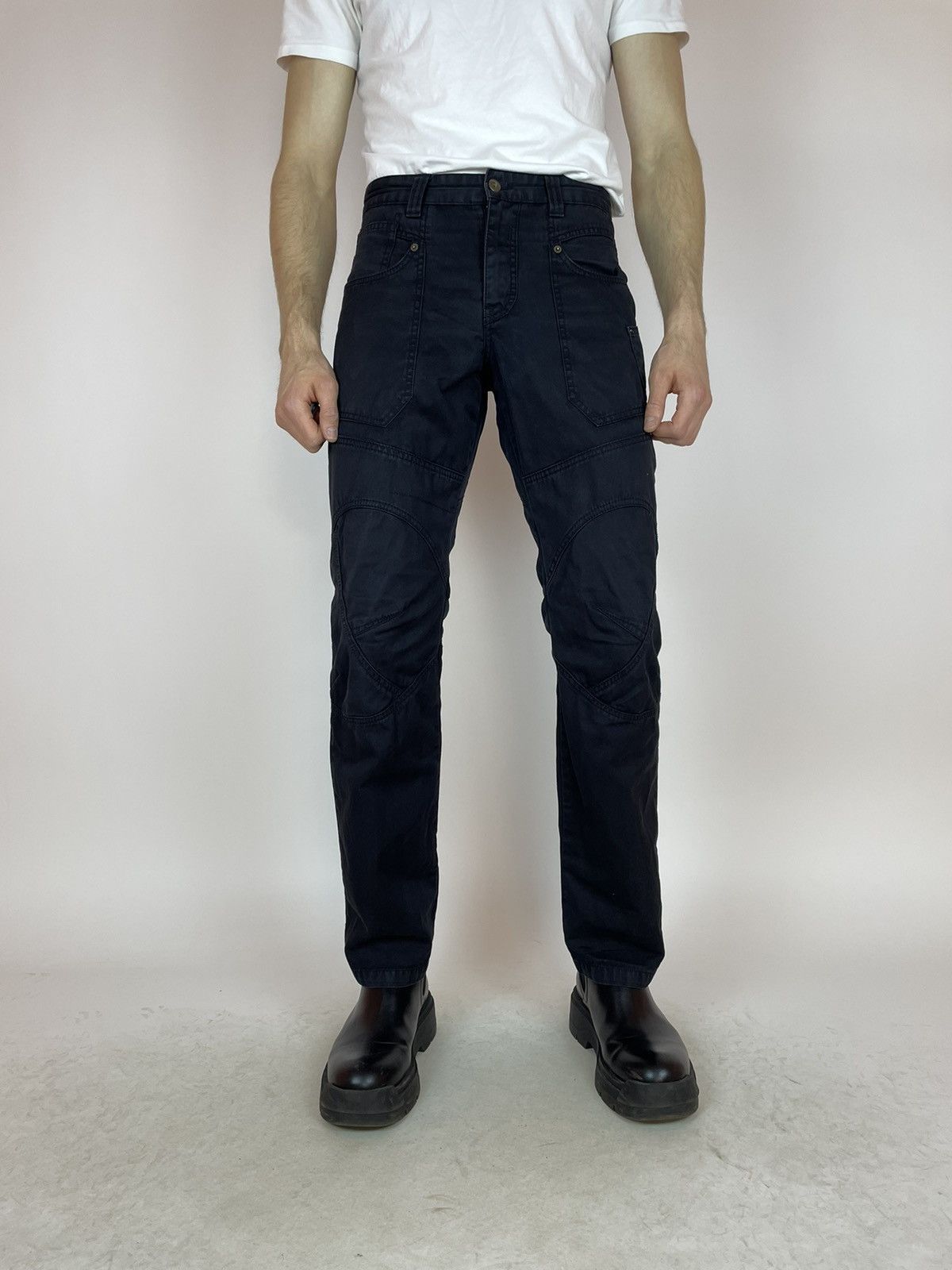 Other David Mayer Biker black Pants Mens size 31 Size US 31 - 1 Thumbnail