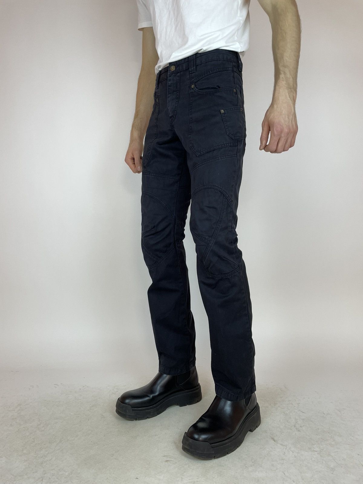 Other David Mayer Biker black Pants Mens size 31 Size US 31 - 4 Thumbnail