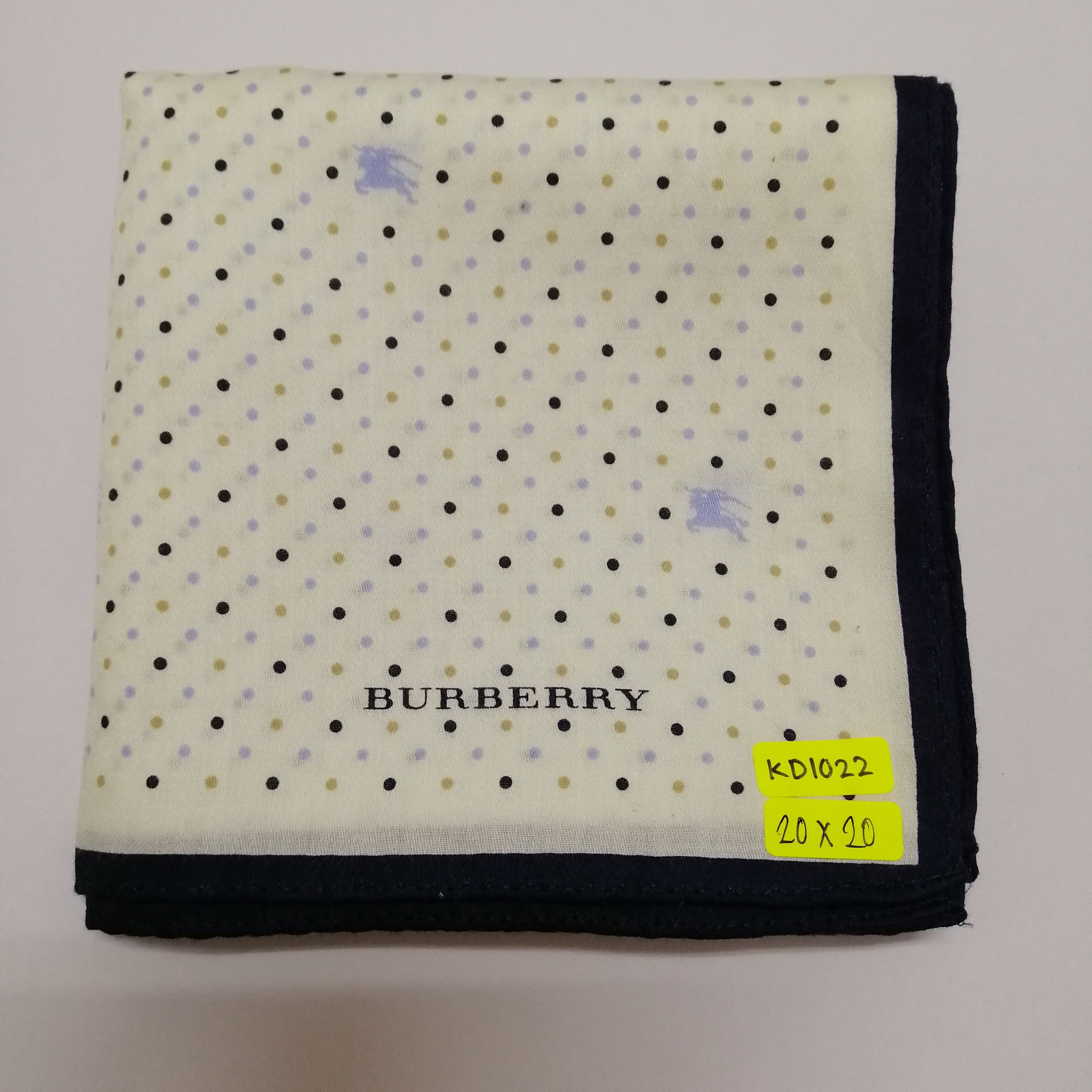 Burberry × Vintage BURBERRY Handkerchief/Neckerchief/Bandana-KD1022 Size ONE SIZE - 5 Thumbnail