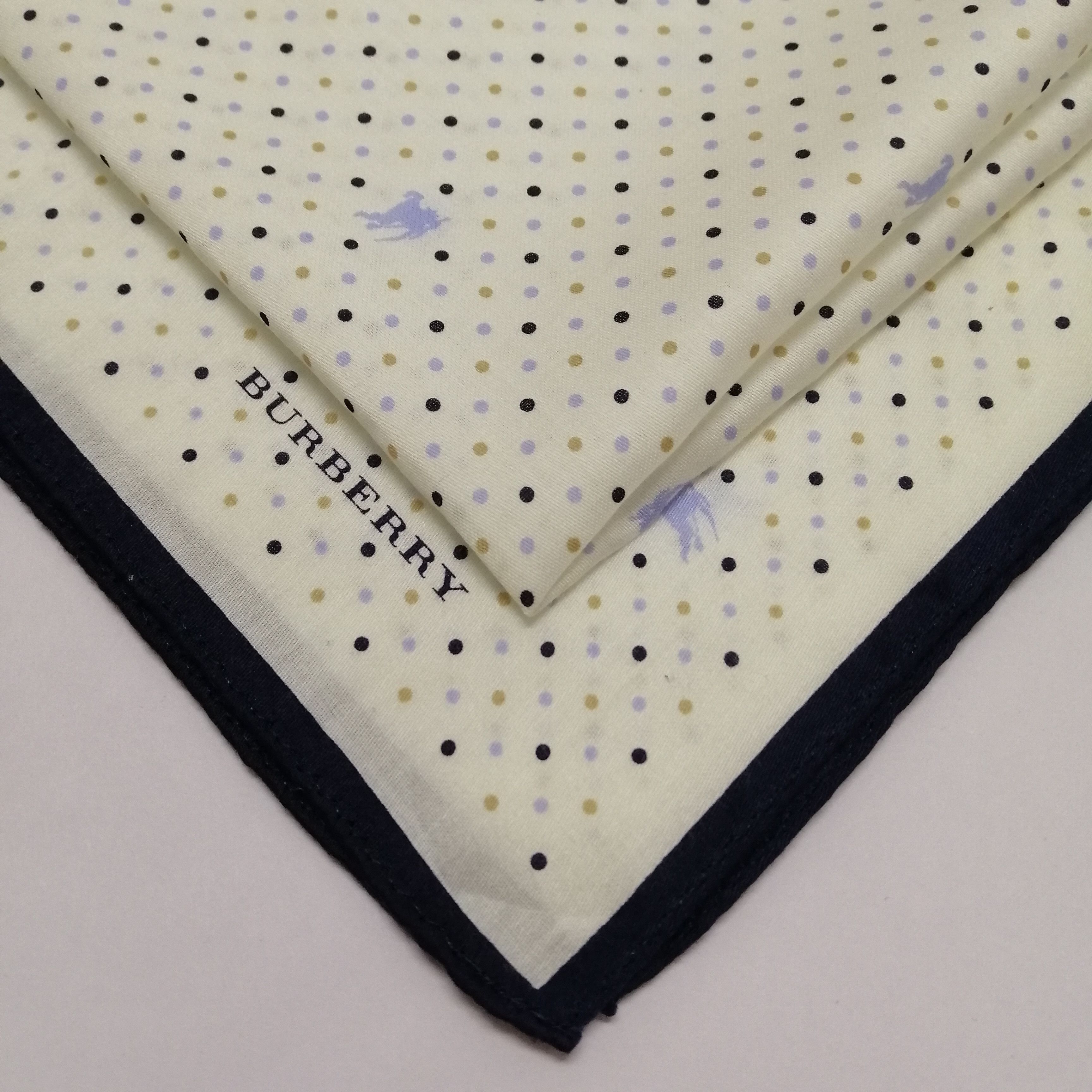 Burberry × Vintage BURBERRY Handkerchief/Neckerchief/Bandana-KD1022 Size ONE SIZE - 4 Thumbnail