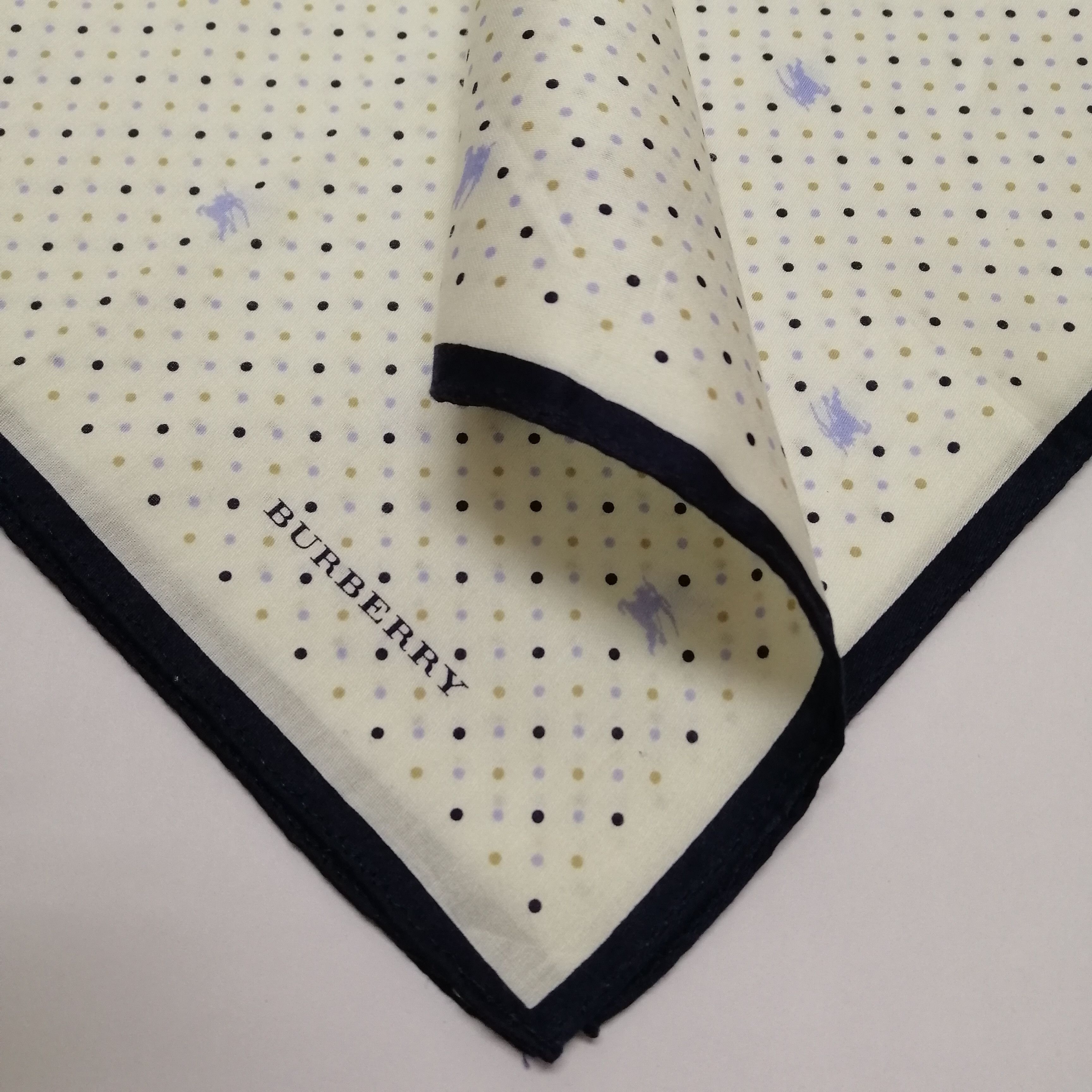 Burberry × Vintage BURBERRY Handkerchief/Neckerchief/Bandana-KD1022 Size ONE SIZE - 3 Thumbnail