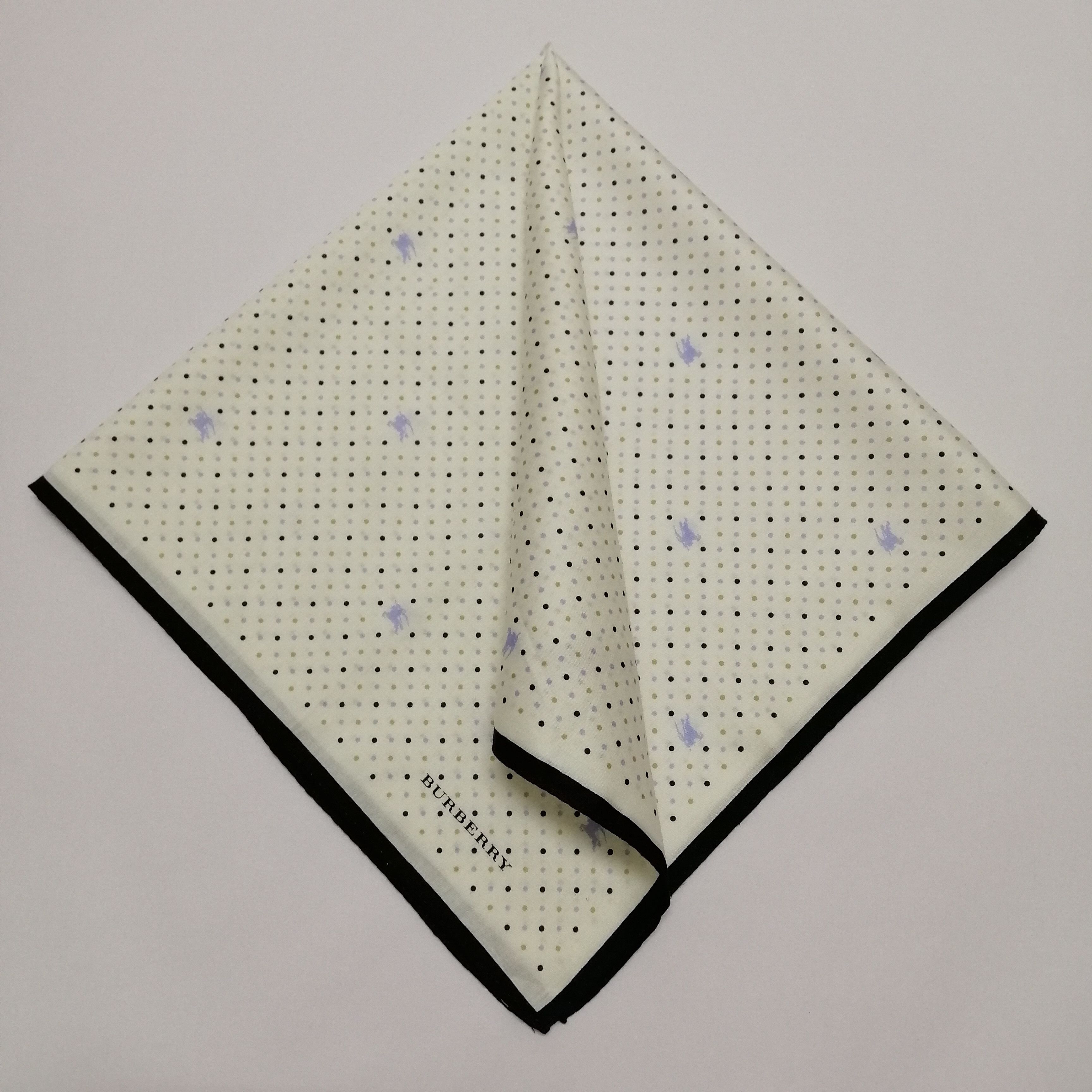 Burberry × Vintage BURBERRY Handkerchief/Neckerchief/Bandana-KD1022 Size ONE SIZE - 1 Thumbnail