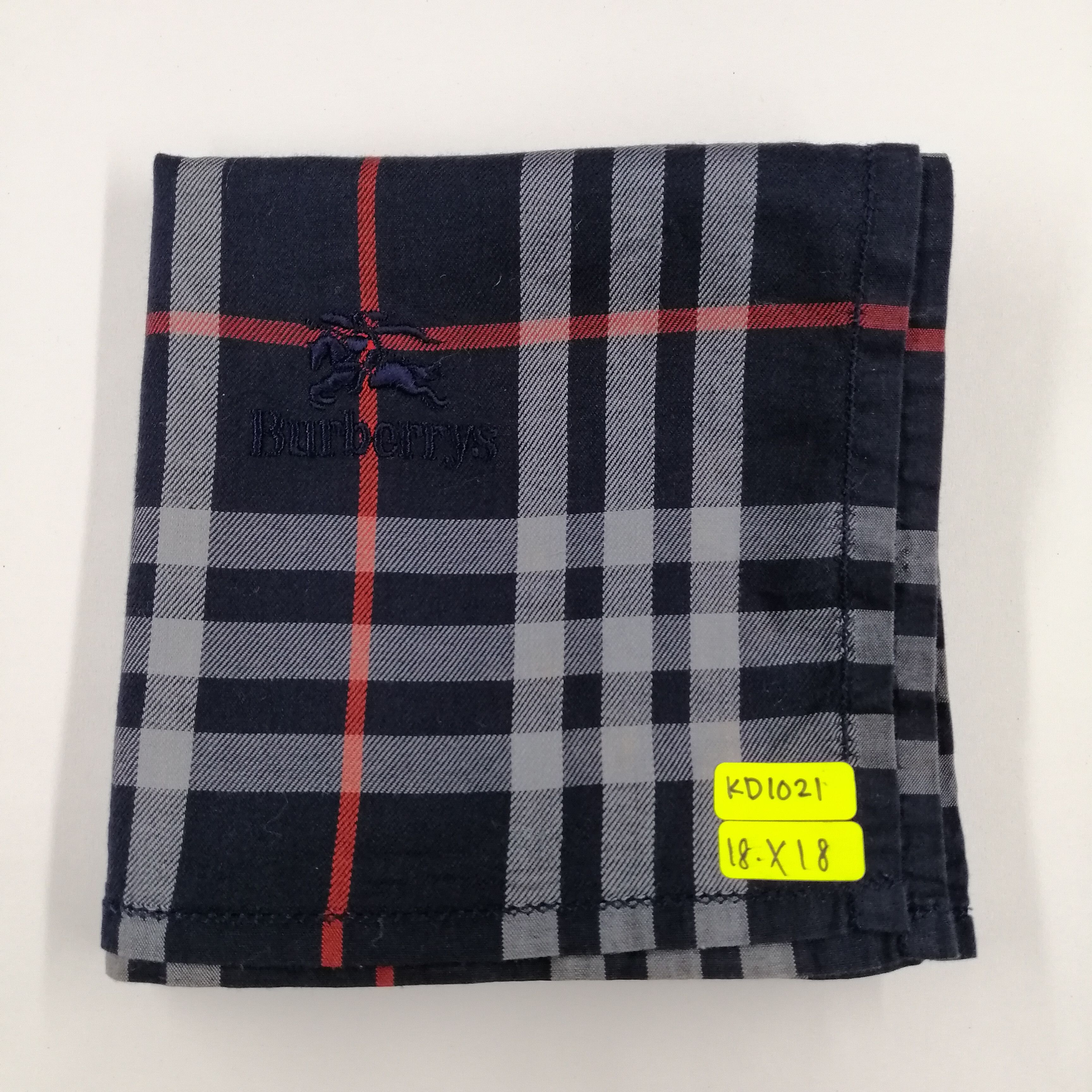 Burberry × Vintage BURBERRY Handkerchief/Neckerchief/Bandana-KD1021 Size ONE SIZE - 5 Thumbnail