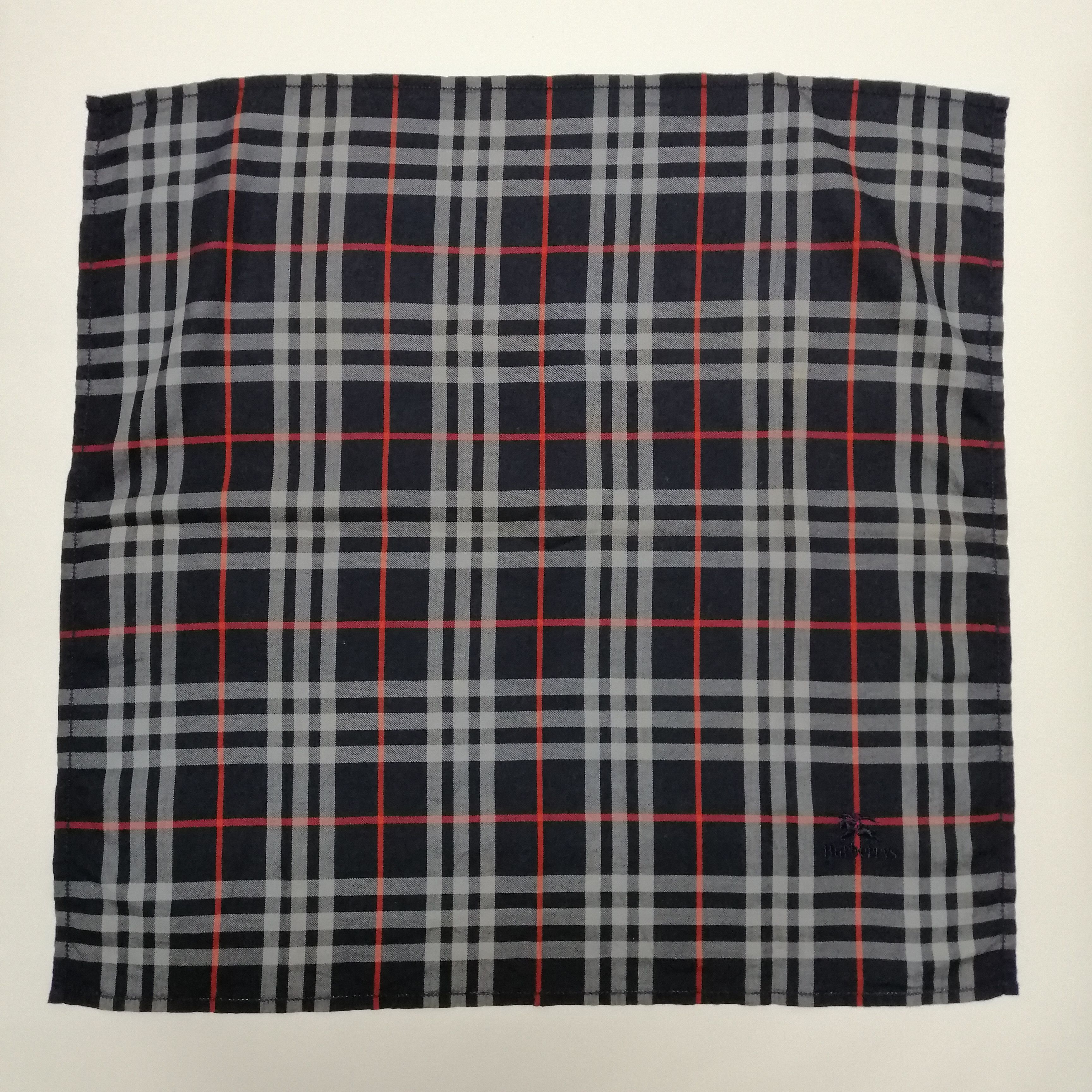 Burberry × Vintage BURBERRY Handkerchief/Neckerchief/Bandana-KD1021 Size ONE SIZE - 2 Thumbnail