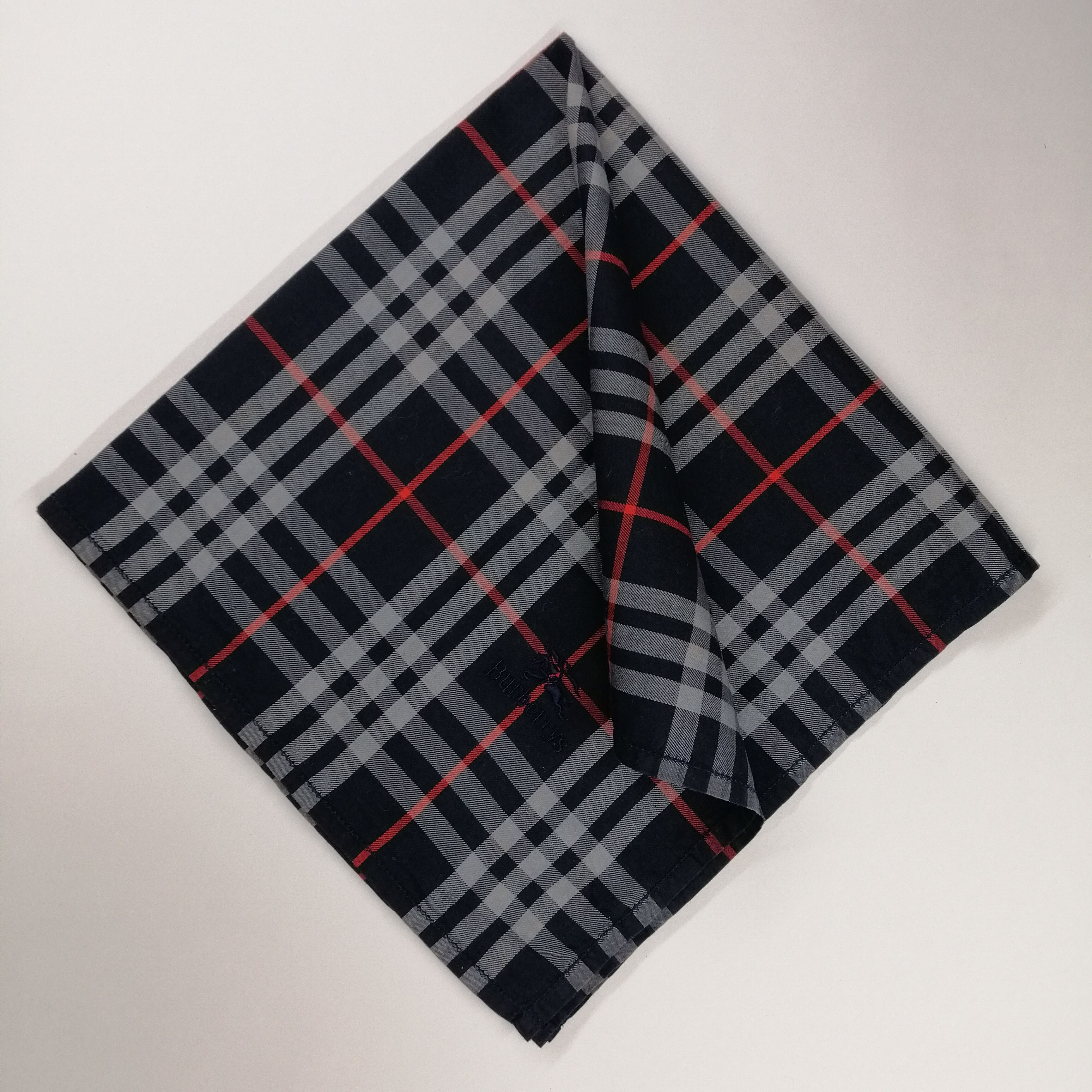 Burberry × Vintage BURBERRY Handkerchief/Neckerchief/Bandana-KD1021 Size ONE SIZE - 1 Thumbnail