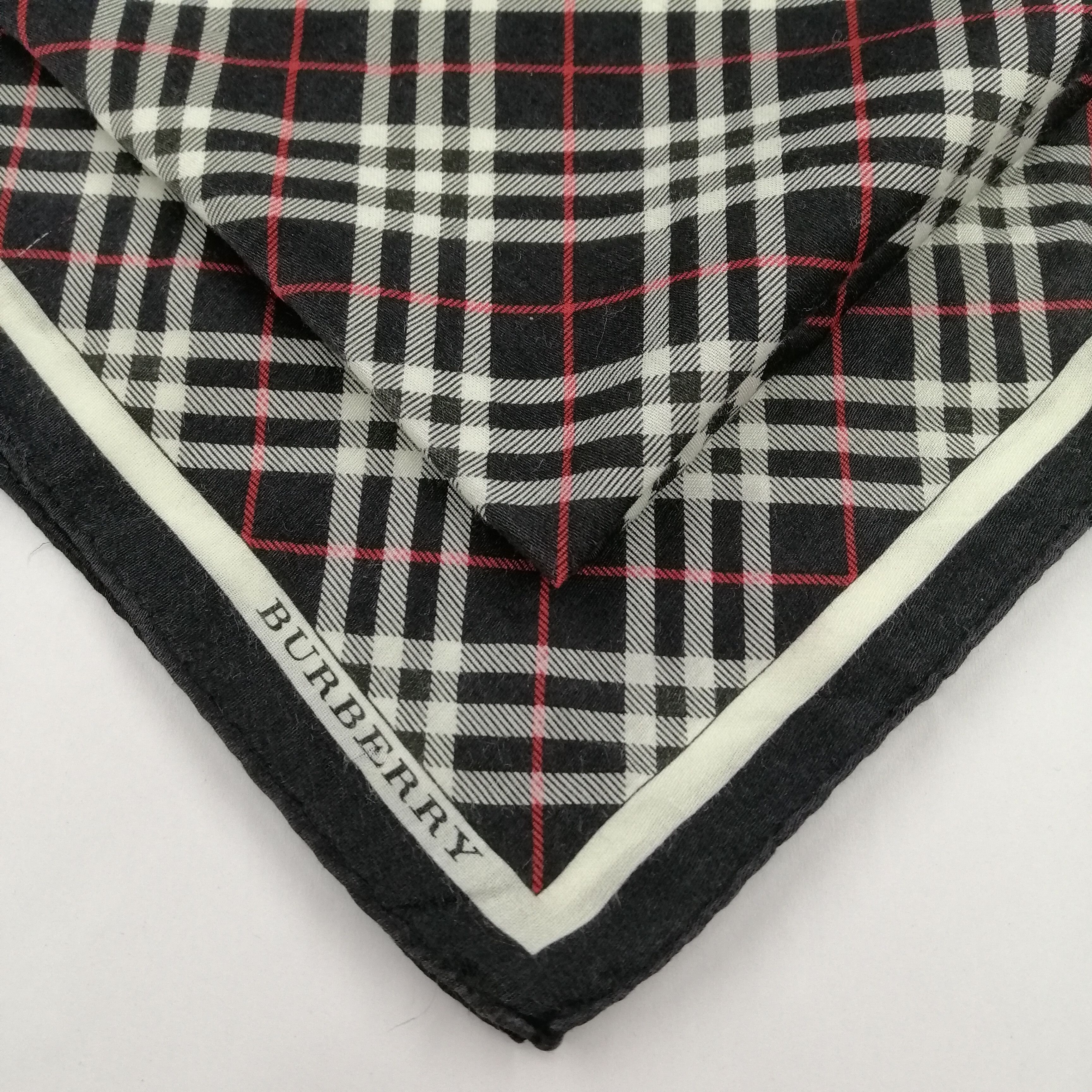 Burberry × Vintage BURBERRY Handkerchief/Neckerchief/Bandana-KD1023 Size ONE SIZE - 5 Thumbnail