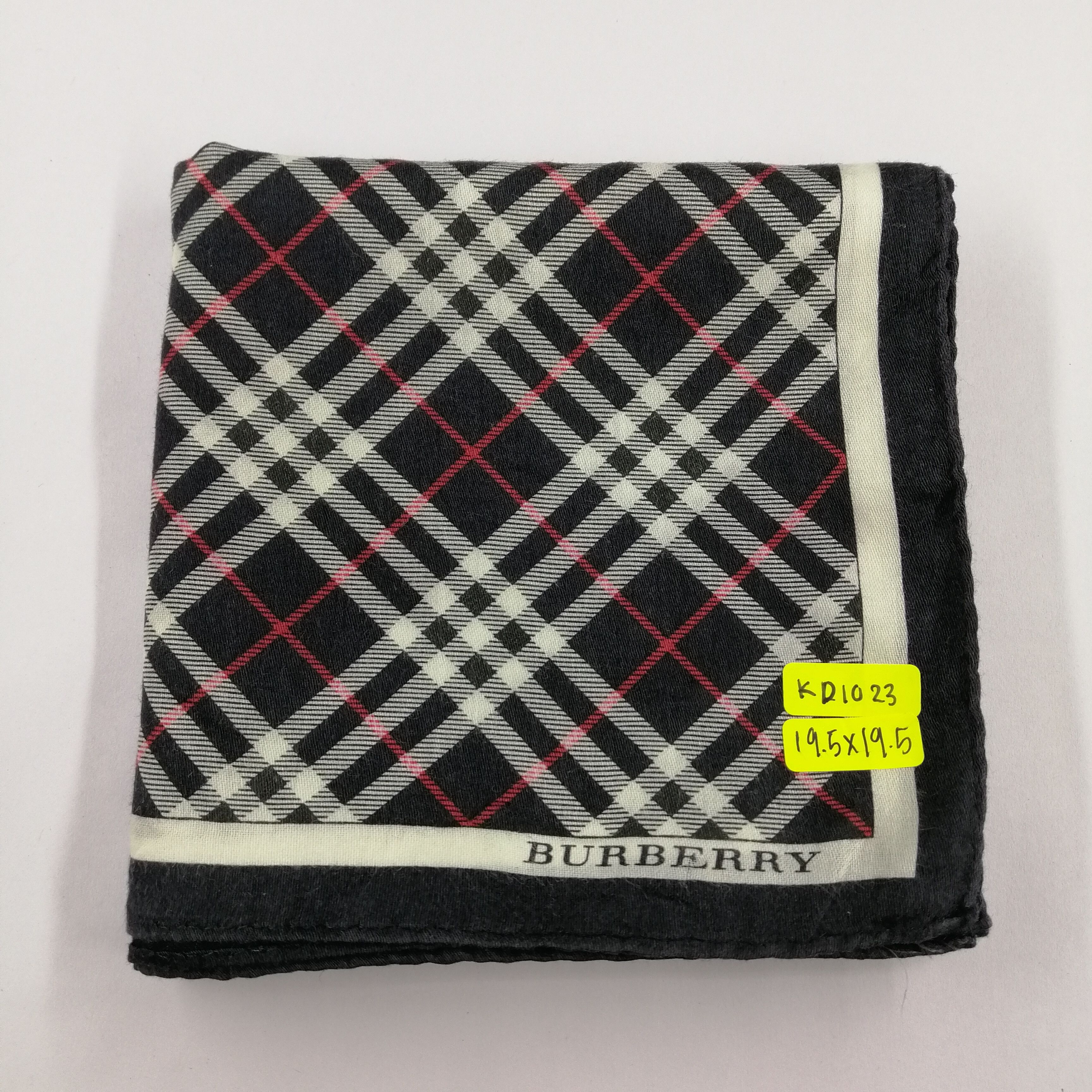 Burberry × Vintage BURBERRY Handkerchief/Neckerchief/Bandana-KD1023 Size ONE SIZE - 6 Thumbnail