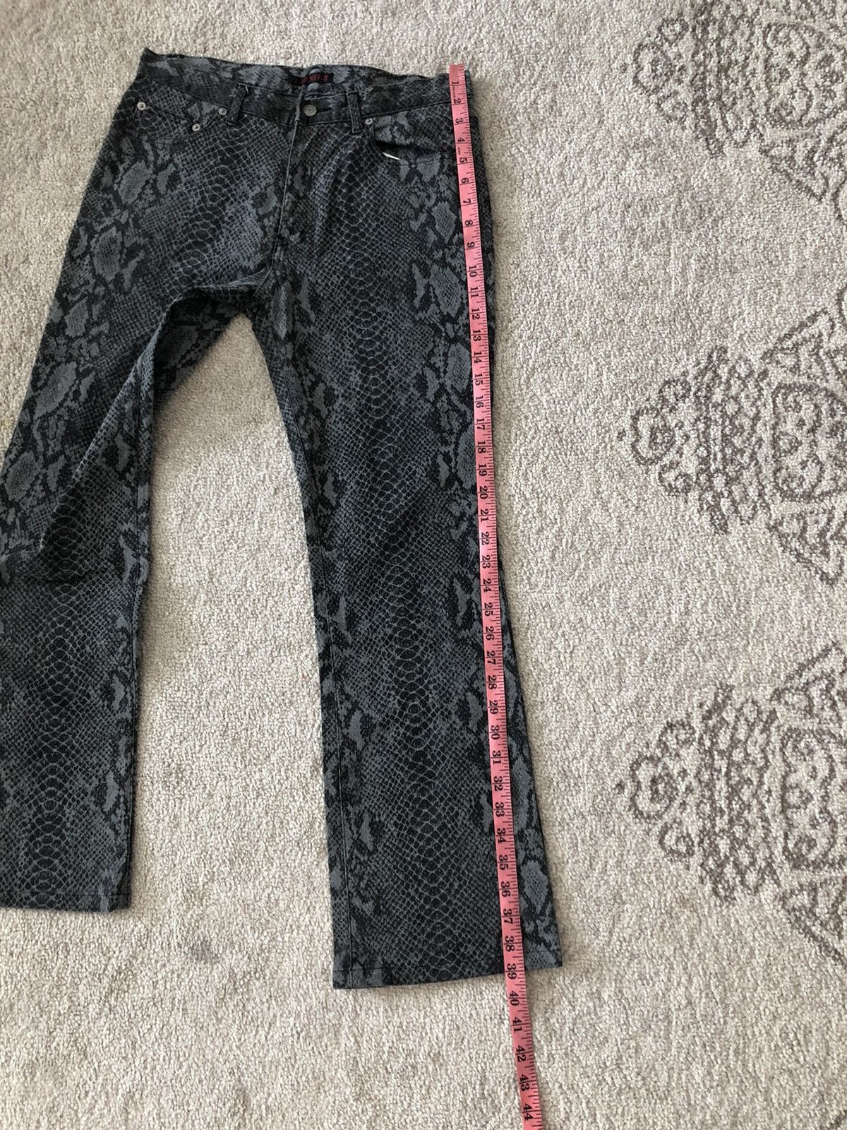 Hysteric Glamour × Japanese Brand J.SECRET.B PYTHONS SKINS HYSTERIC GLAMOUR INSPIRED PANTS Size US 31 - 14 Thumbnail