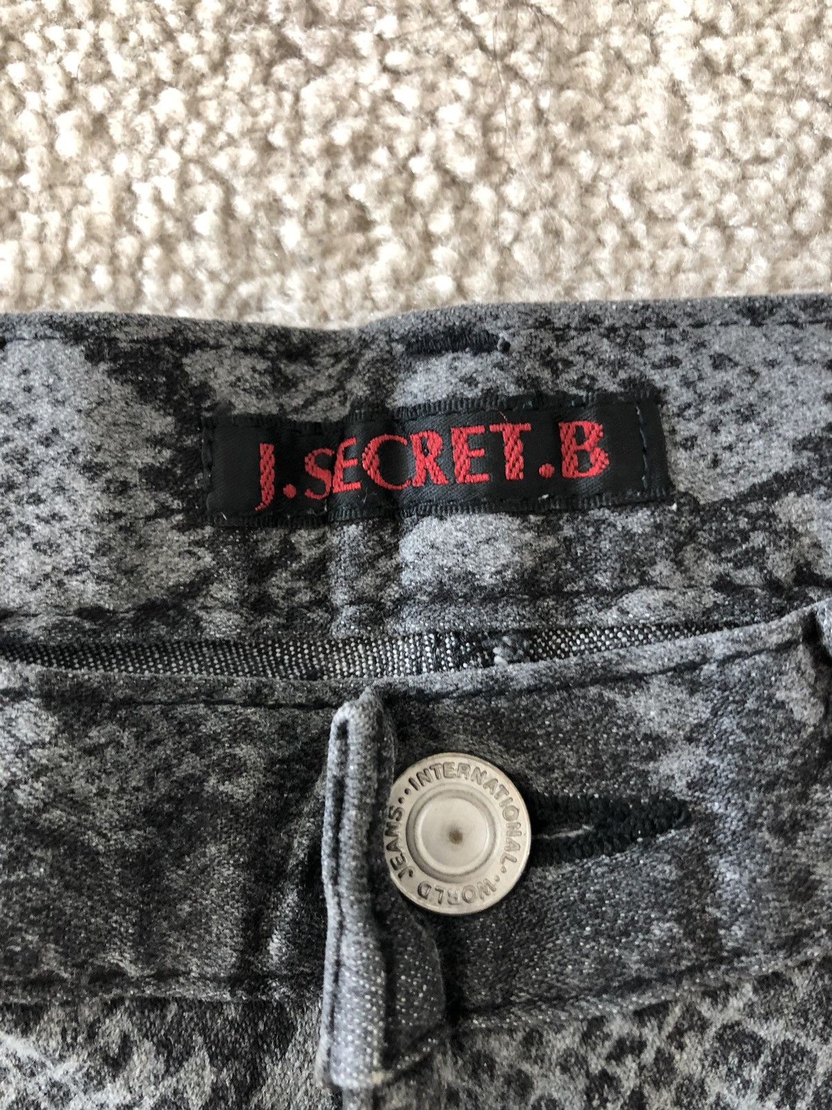 Hysteric Glamour × Japanese Brand J.SECRET.B PYTHONS SKINS HYSTERIC GLAMOUR INSPIRED PANTS Size US 31 - 4 Thumbnail
